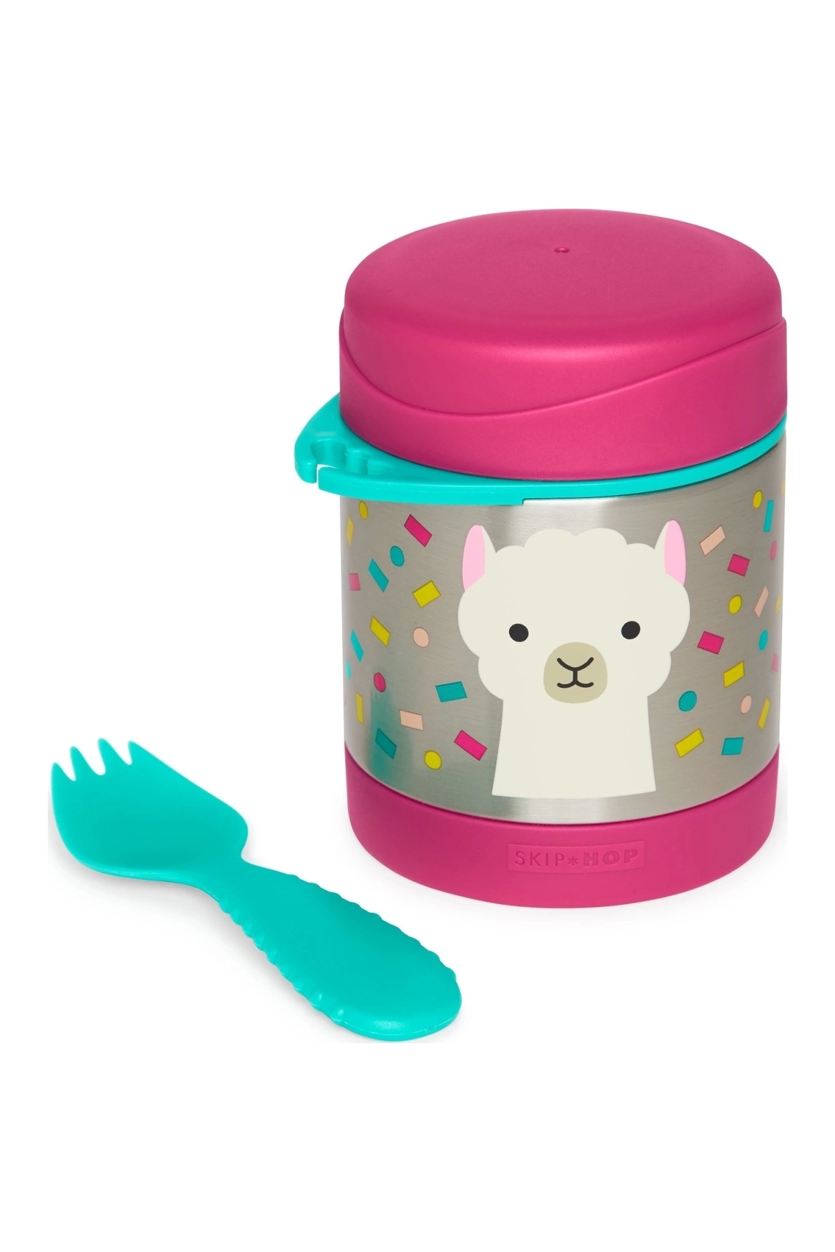 Skip Hop Zoo Paslanmaz Çelik Termos 325 Ml Lama fotoğrafı 2 (önizleme)