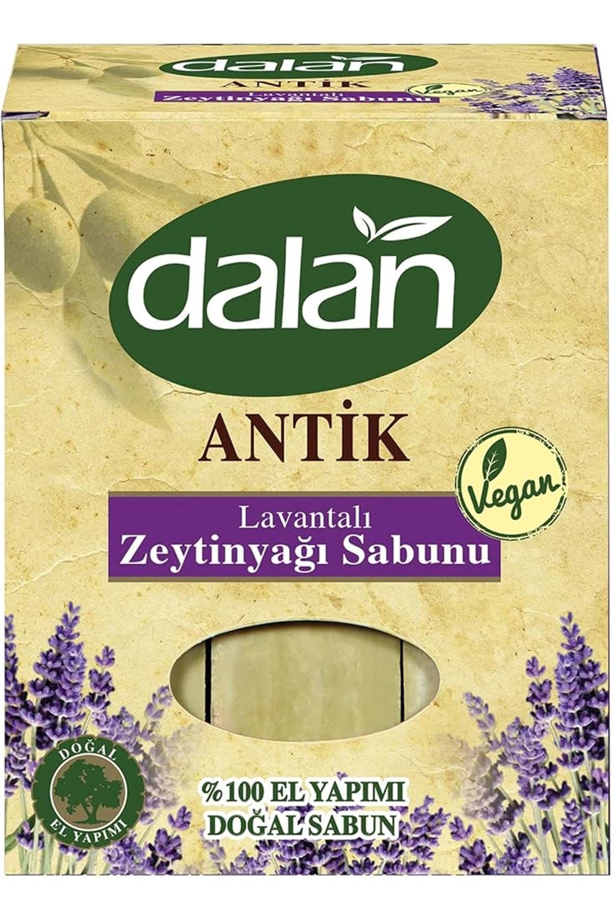 Antik Lavantalı Zeytinyağı El Yapımı Doğal Sabun 150 g x 6 Adet = 900 g
