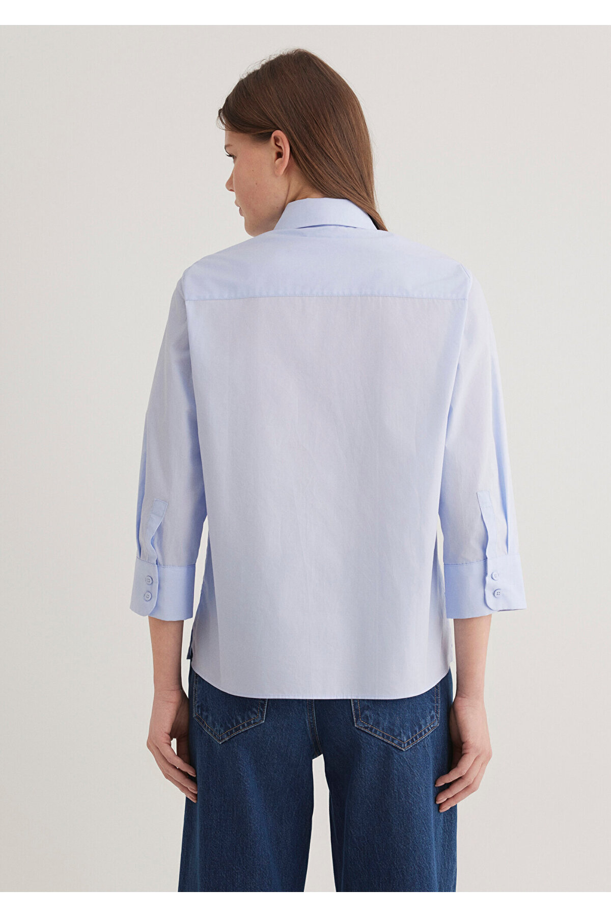Gömlek Regular Fit / Normal Kesim 1211020-86987 — آبی — تصویر 5 از 8