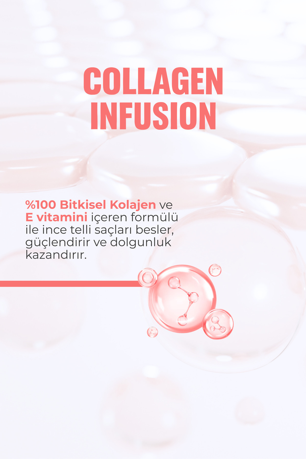 Collagen Infusion - Ince Telli Saçlar Için Hacim Veren Kolajen Saç Maskesi 1 Kg — 876120004309 — تصویر 4 از 5