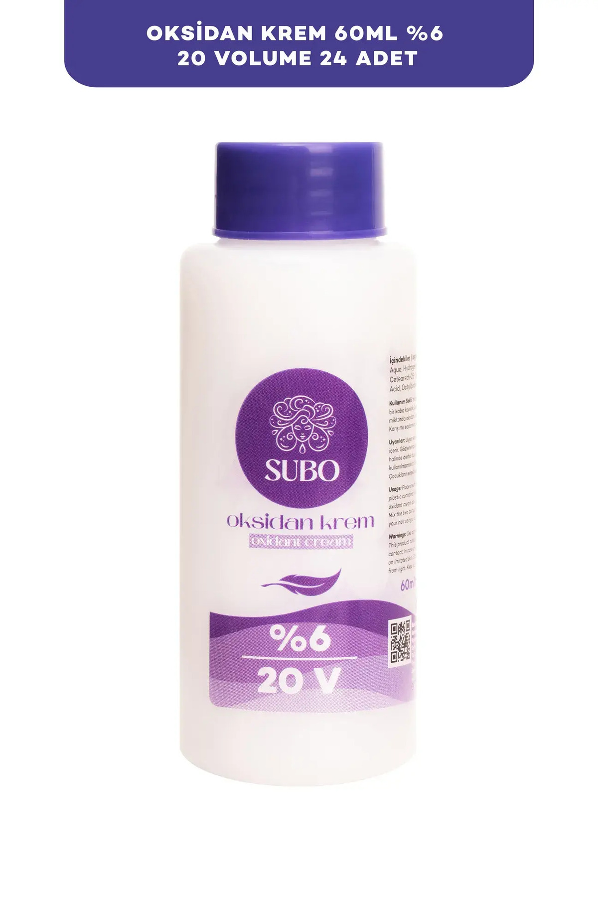 OKSİDAN KREM %6 20 VOLUME 24X60 ml — 153.01.0001.0258