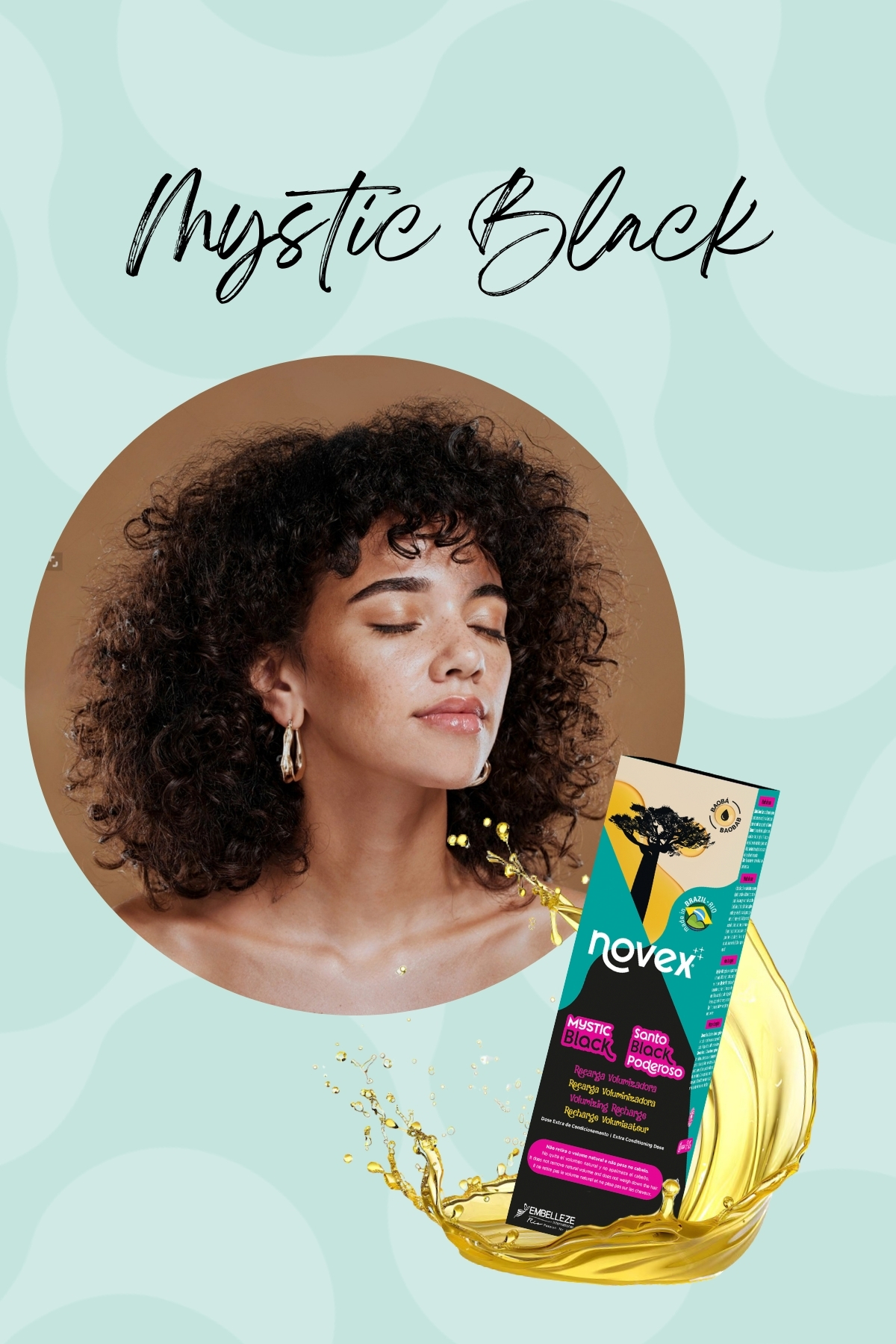 Mystic Black - Tüm Saç Tipleri Için Kırık Saç Uçlarını Onaran Yoğun Bakım Kremi 80g — 876120005283 — تصویر 3 از 6
