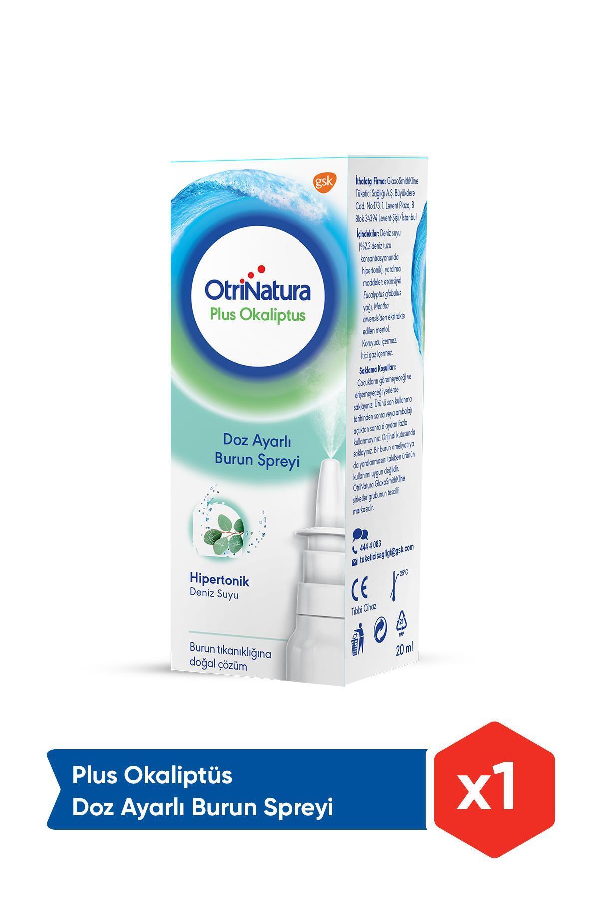 Otrinatura Plus Okaliptus Doz Ayarlı Burun Spreyi 20 Ml