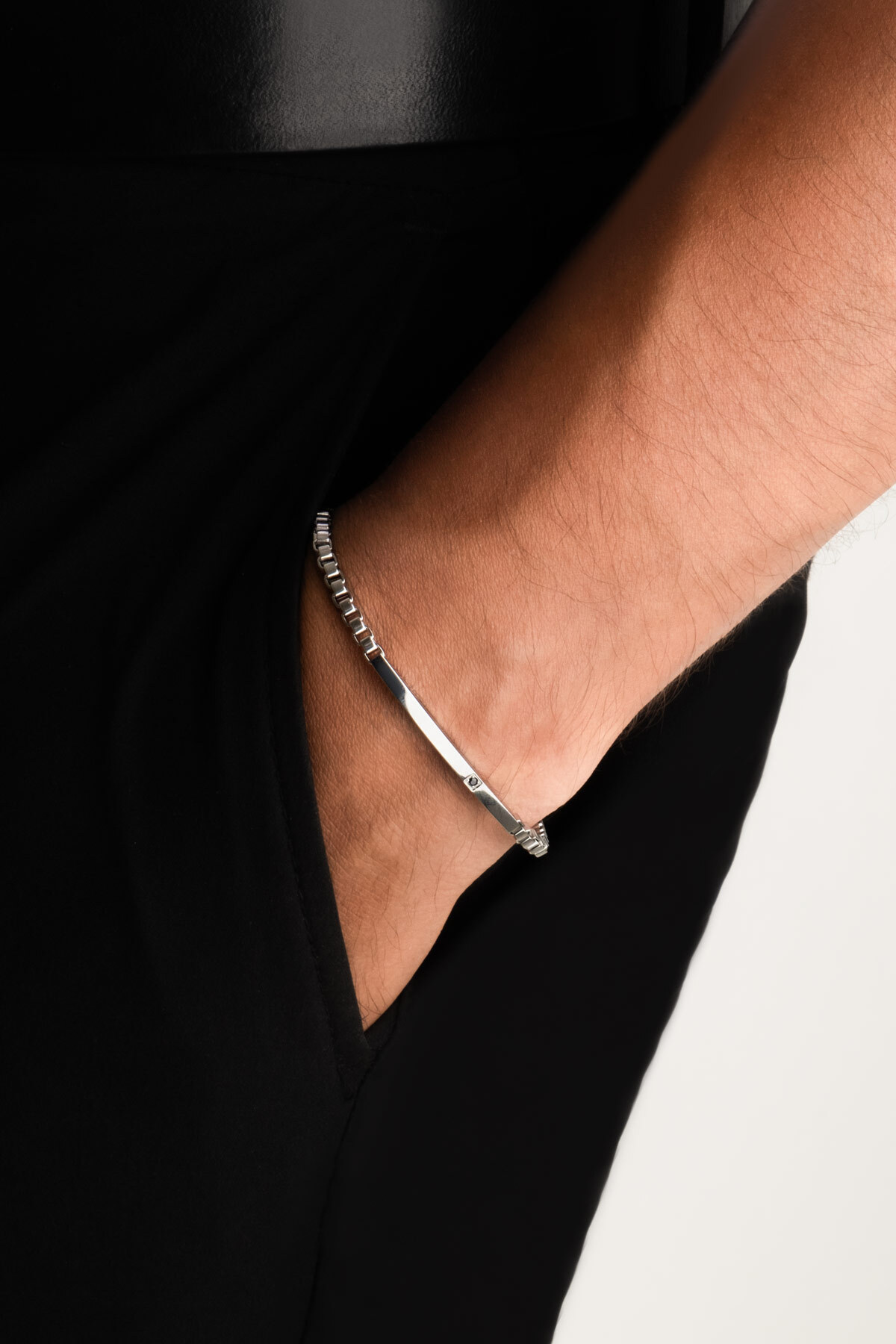 Stylesteel Modern Dizayn Çelik Erkek Bİleklik görsel 2