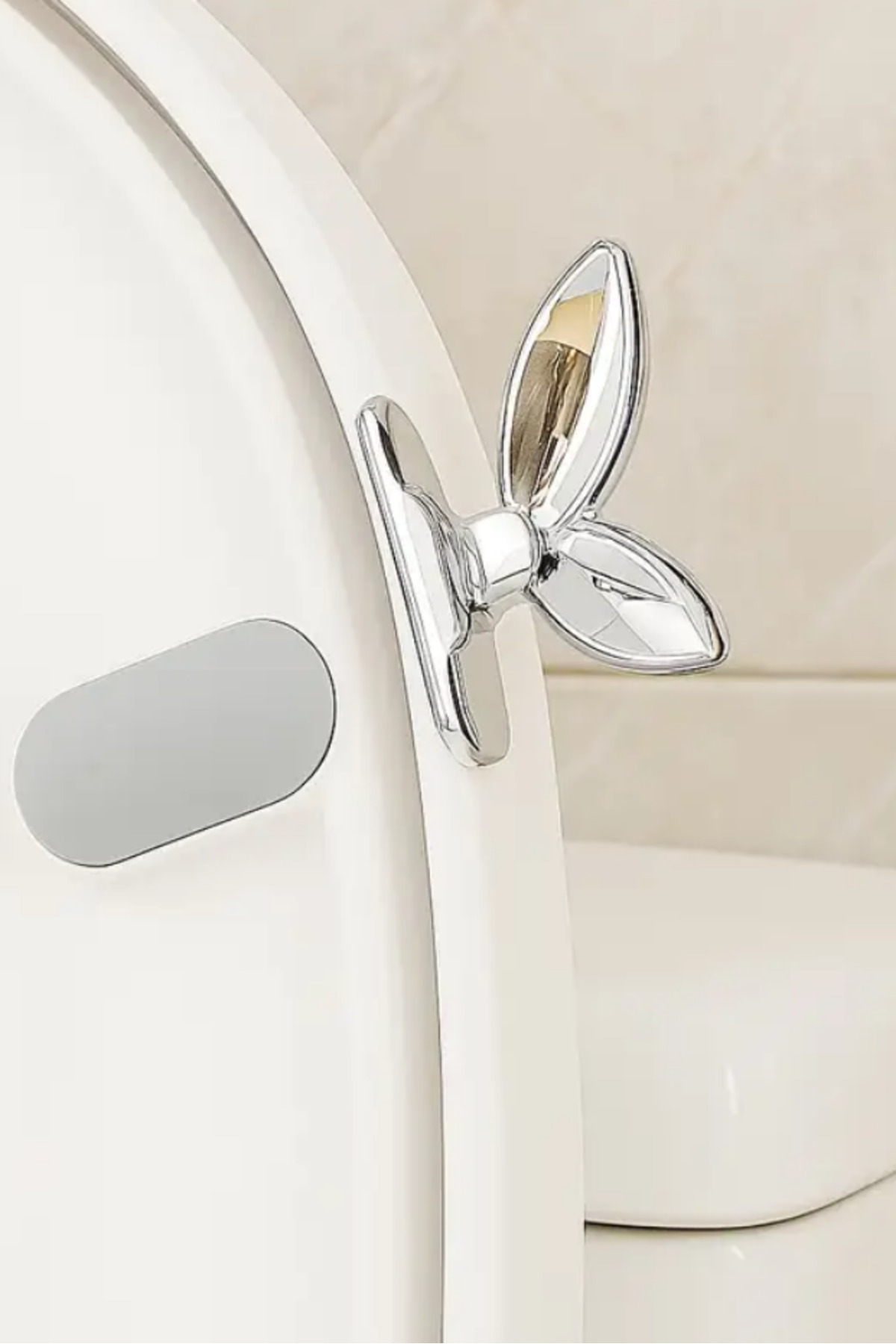 GUCSO Klozet Kapağı Hijyen Aparatı, Klozet Kapağı Tutucu, Kelebek Figürlü Klozet Kapak Tutacağı