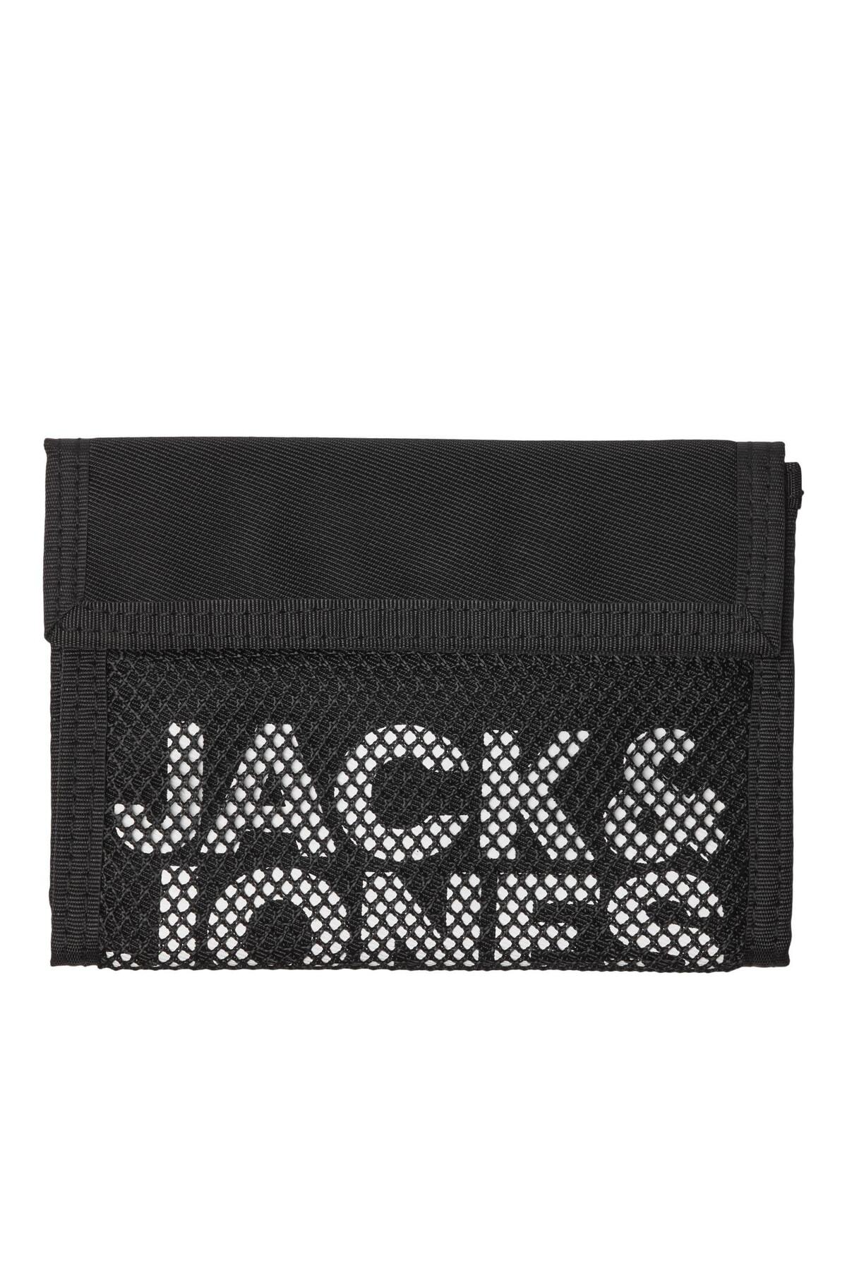 جک اند جونز کیف پول مردانه جک جونز مدل Ashford Mesh مشکی 12233480-02