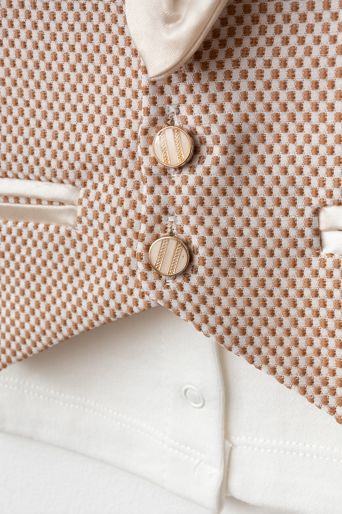 Harry&Millie Erkek Bebek Yenidoğan Mevlüt Takımı Yelekli Kravatlı Bebek Takım fotoğrafı 4 (önizleme)