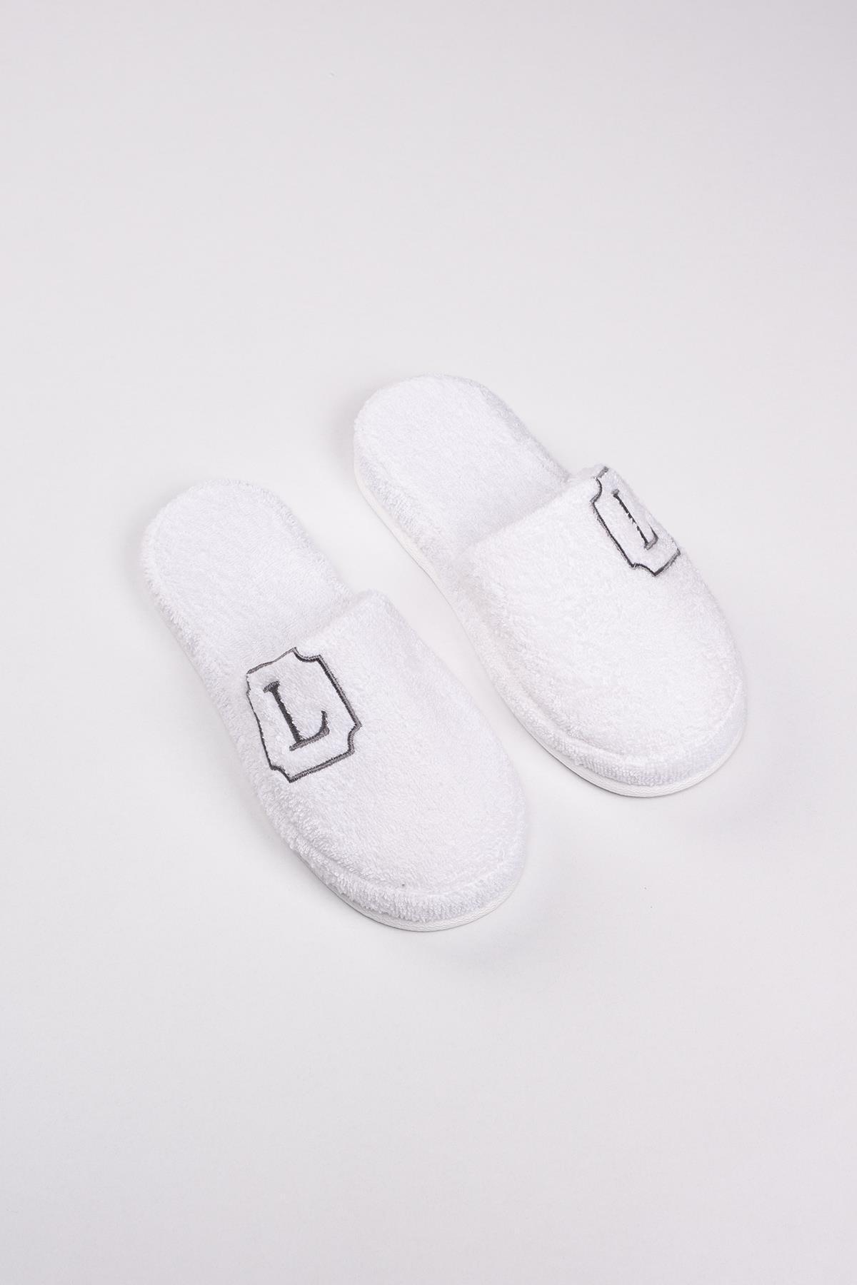  دمپایی حوله‌ای طرح L - کفی ضد لغزش، قدرت جذب آب بالا