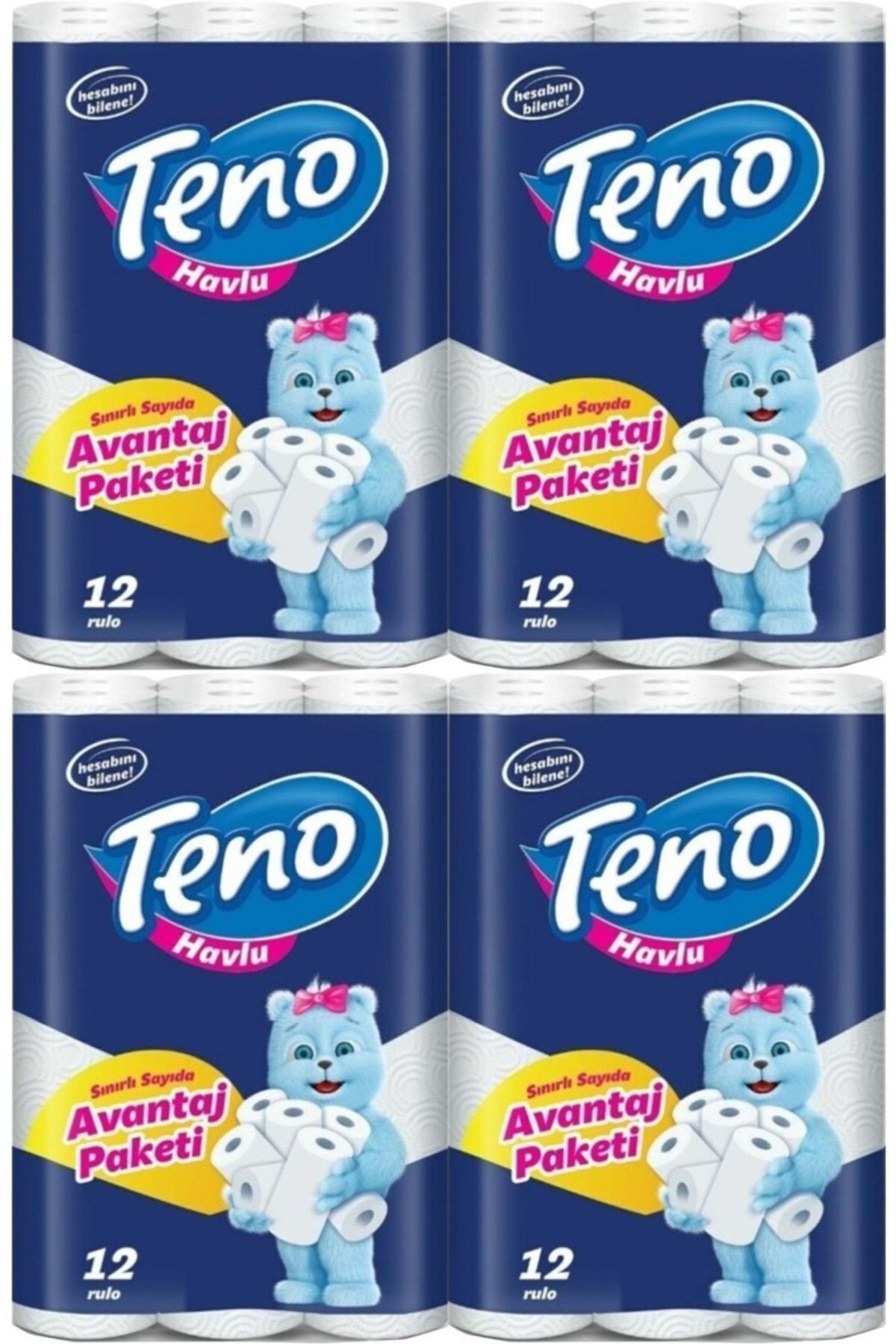 Havlu Kağıt 12'li x4 Adet