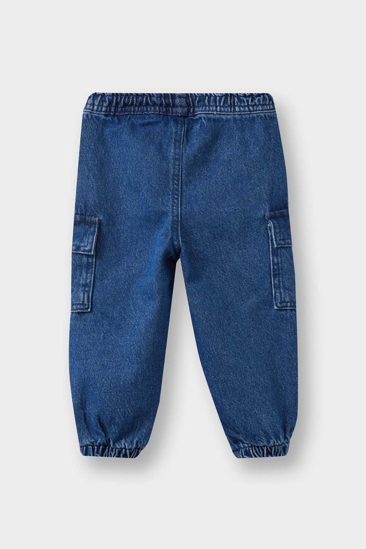 Defacto Jogger Fit Mavi Erkek Bebek Jean Pantolon F3761A5/NM28 fotoğrafı 3 (önizleme)