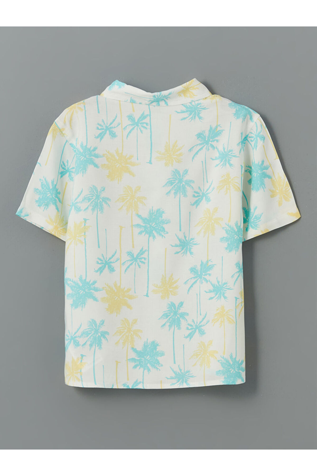 LC Waikiki Ekru Baskılı Erkek Çocuk Poplin Gömlek fotoğrafı 2 (önizleme)