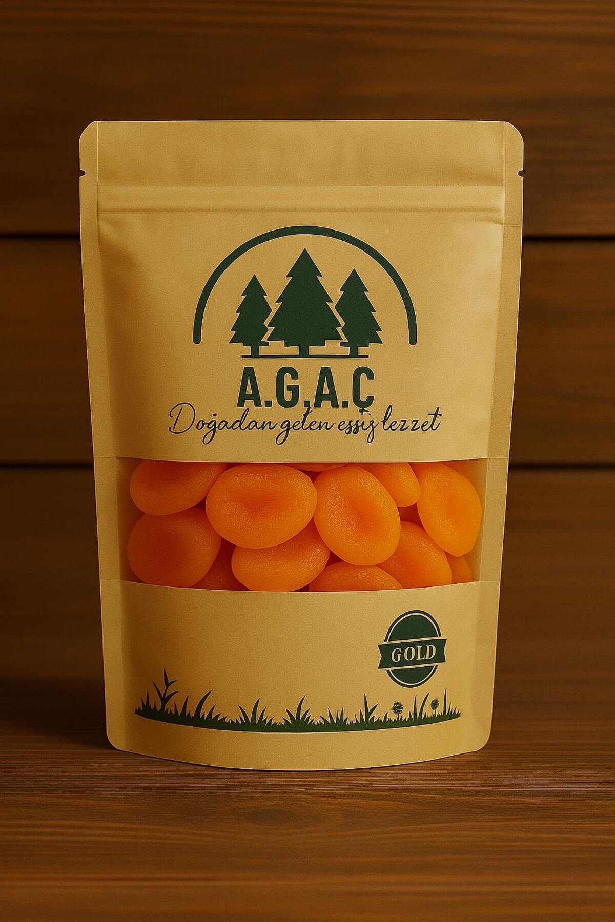 AGAÇ GOLD Kuru Kayısı JUMBO Boy 100 gr Doğal Kurutulmuş, Koruyucusuz