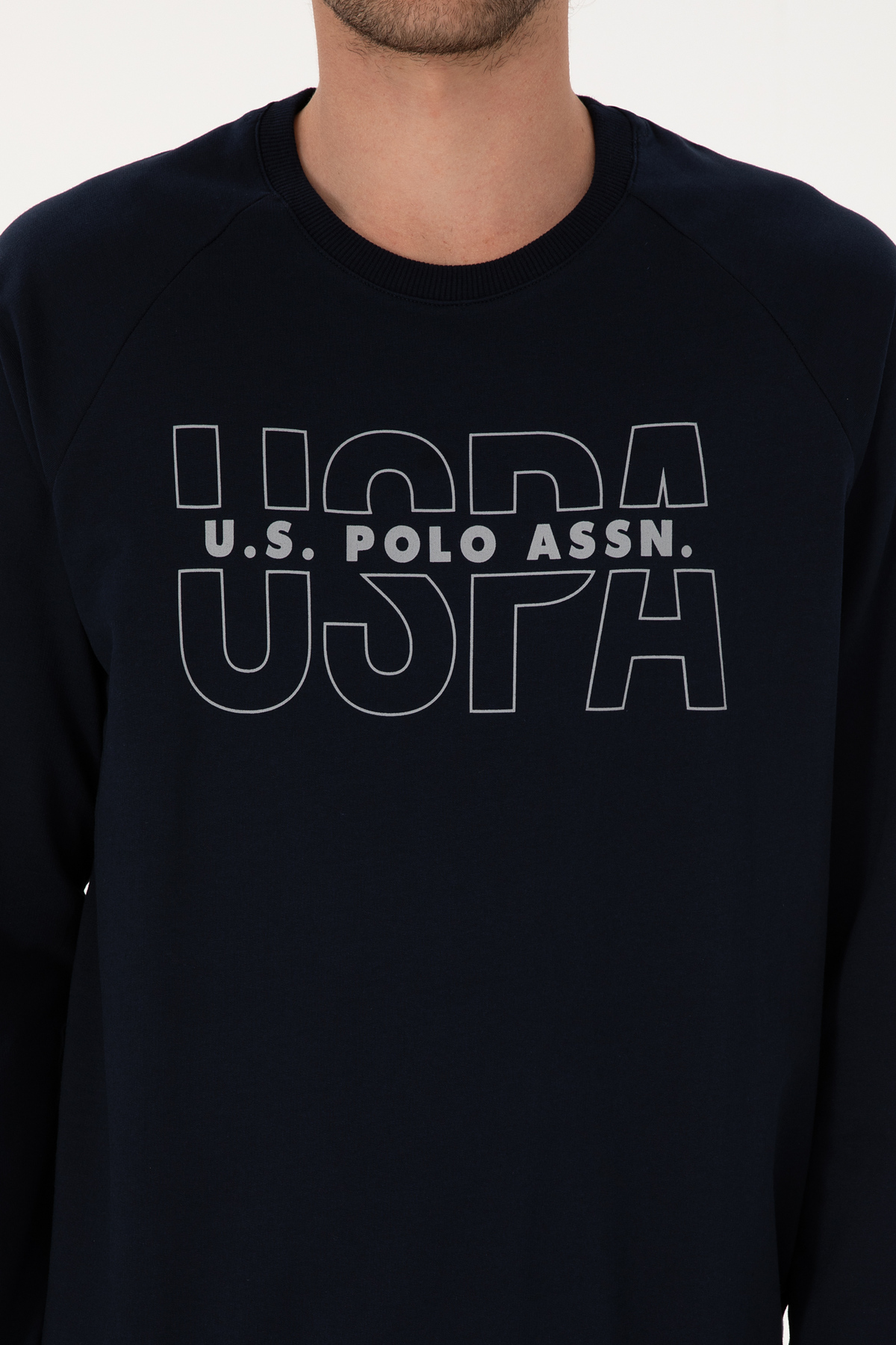ست پیژامه و لباس خواب مردانه یقه گرد | یو اس پولو U.S. Polo Assn. 1214297 TR - تصویر 6