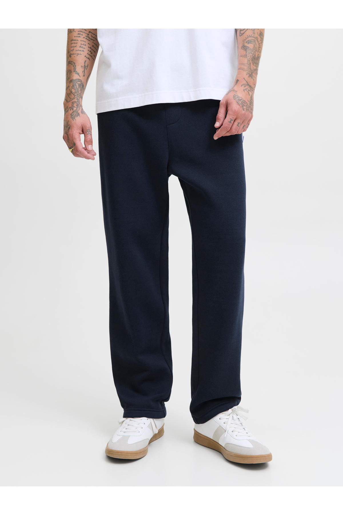 جک اند جونز جک جونز Jpstkane Bradley Uncuffed Swt Pants Noos مردانه کت و شلوار ورزشی آبی سرمه ای 12279134-04