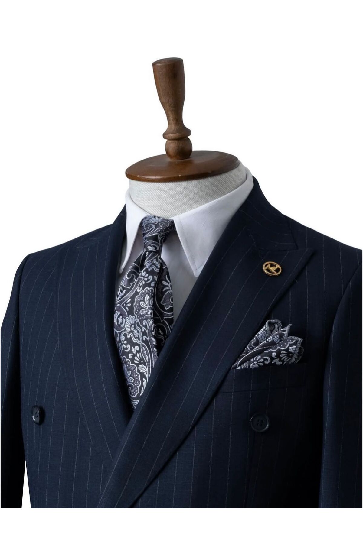 ilayda emir Italian Cut Dark Blue Cruzave Suit