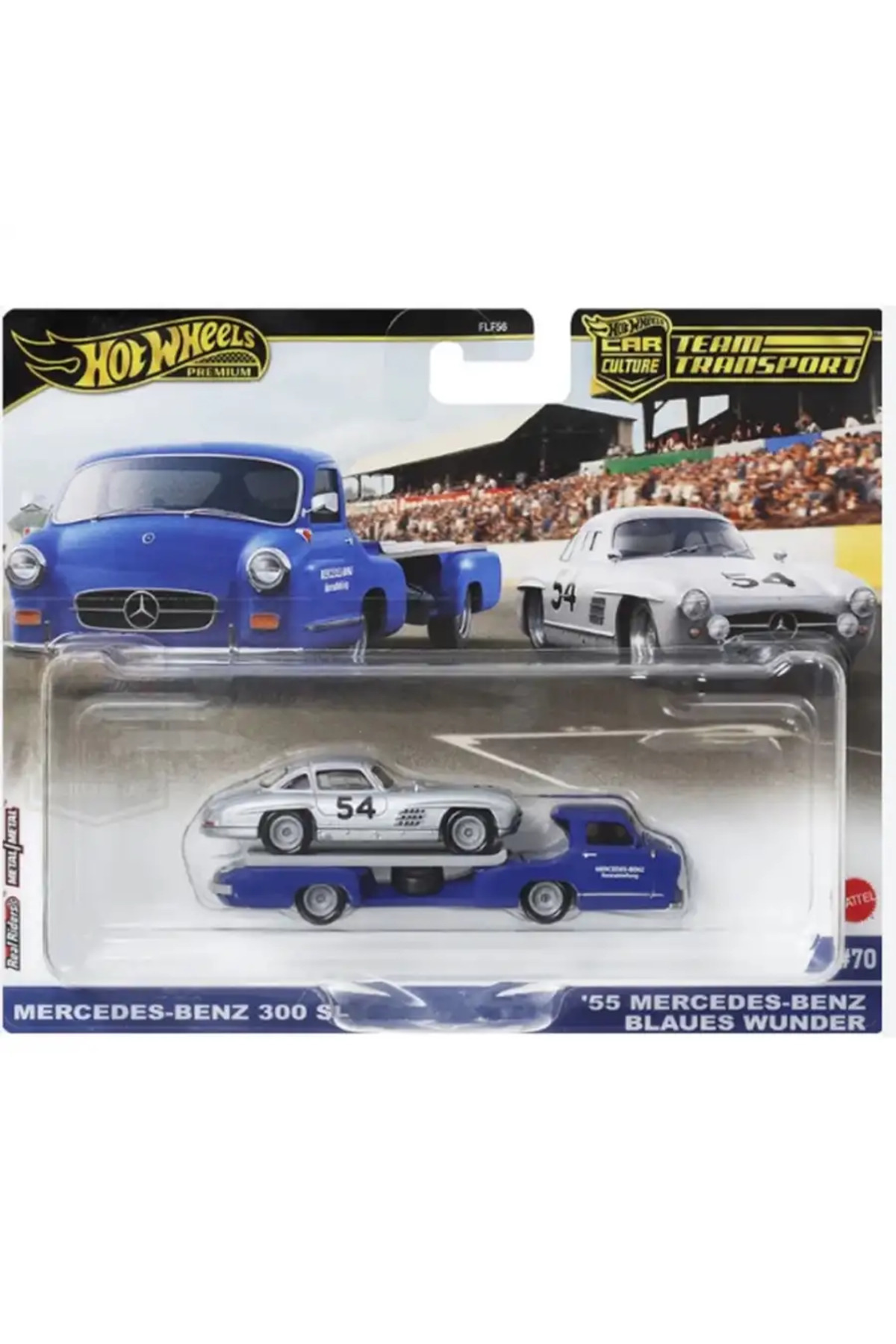 ミニカー Hot Wheels 1955 Mercedes-Benz 300 SL HOT WHEELS Premium Car Culture Team Transport Mercedes-Benz 300 SL