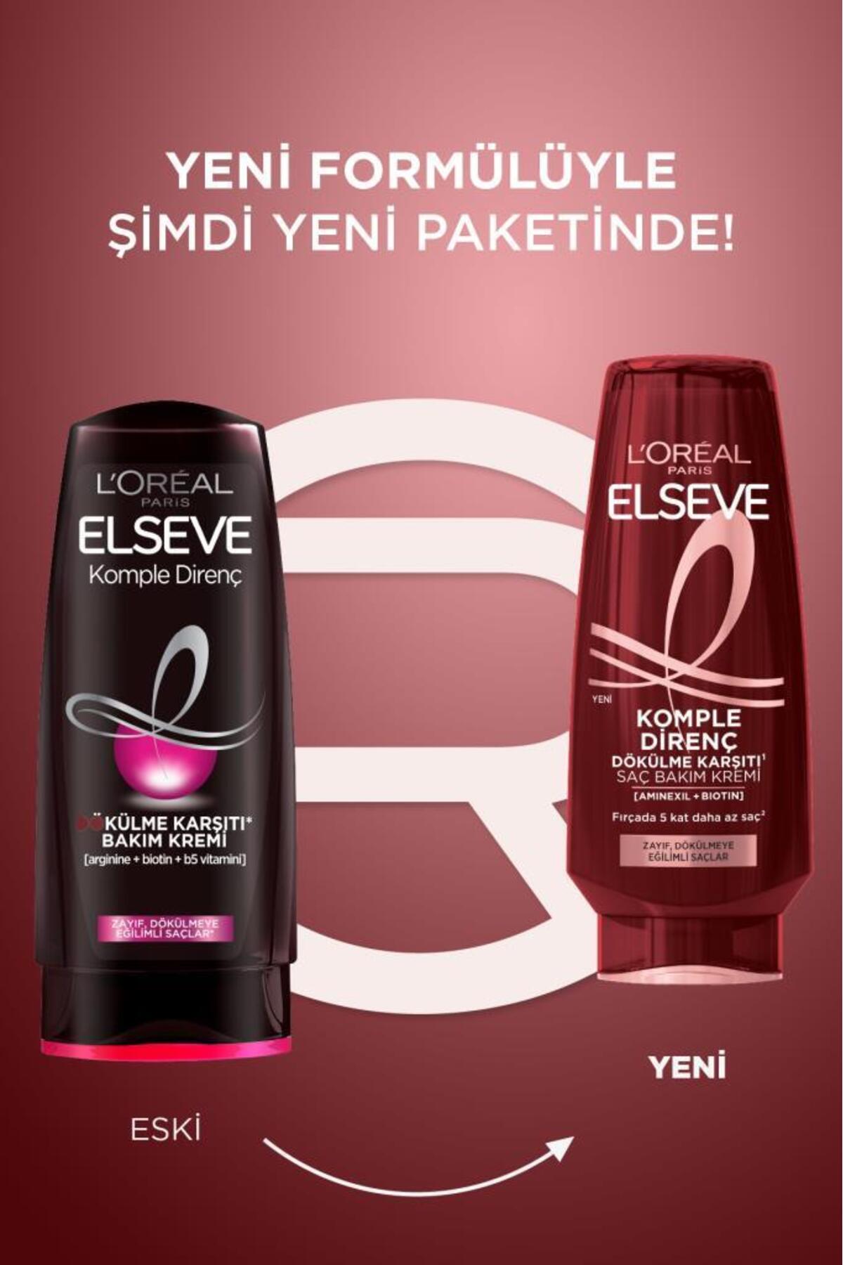 2'li Komple Direnç Dökülme Karşıtı Saç Bakım Kremi 250 ml — PKTELSVKMPLDRNCASHIKI — تصویر 7 از 8