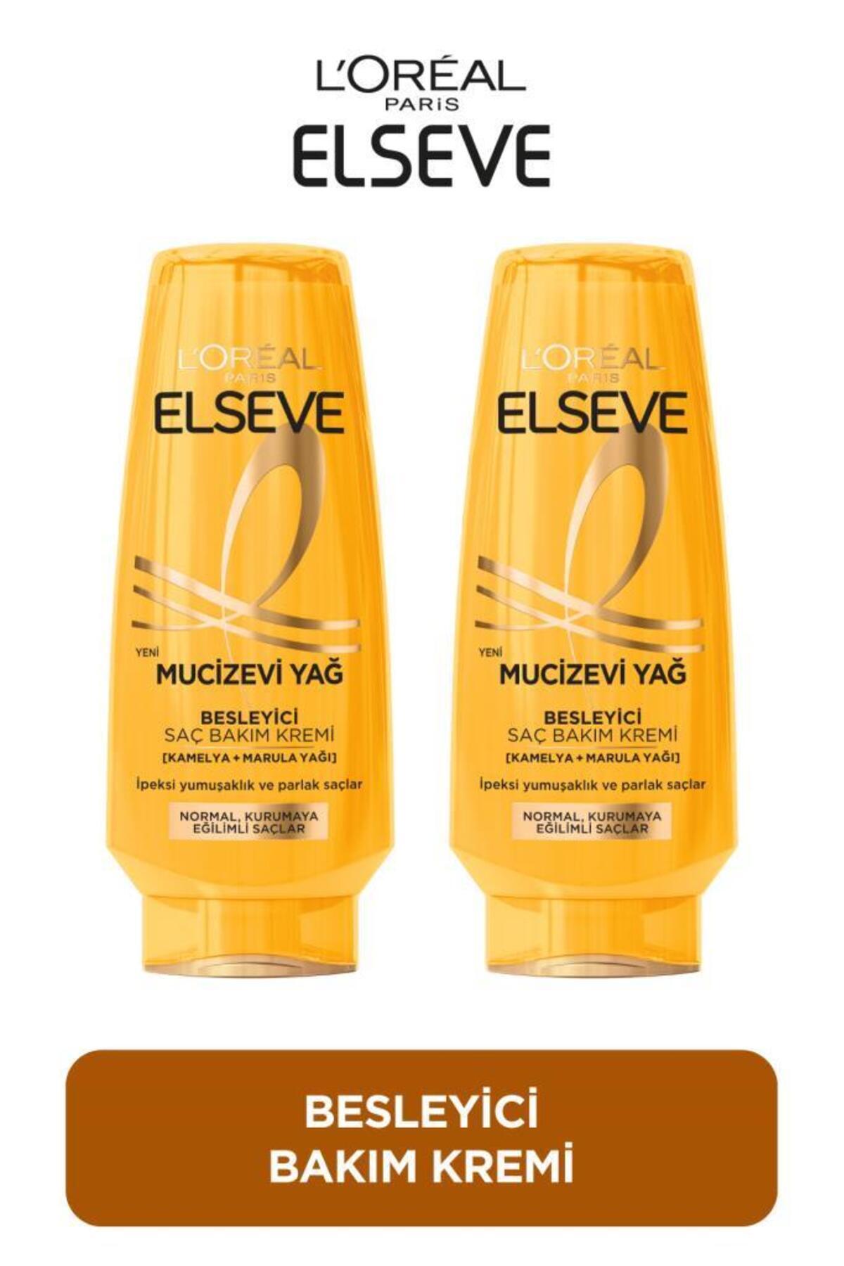 ELSEVE 2'li Mucizevi Yağ Besleyici Saç Bakım Kremi 250 ml