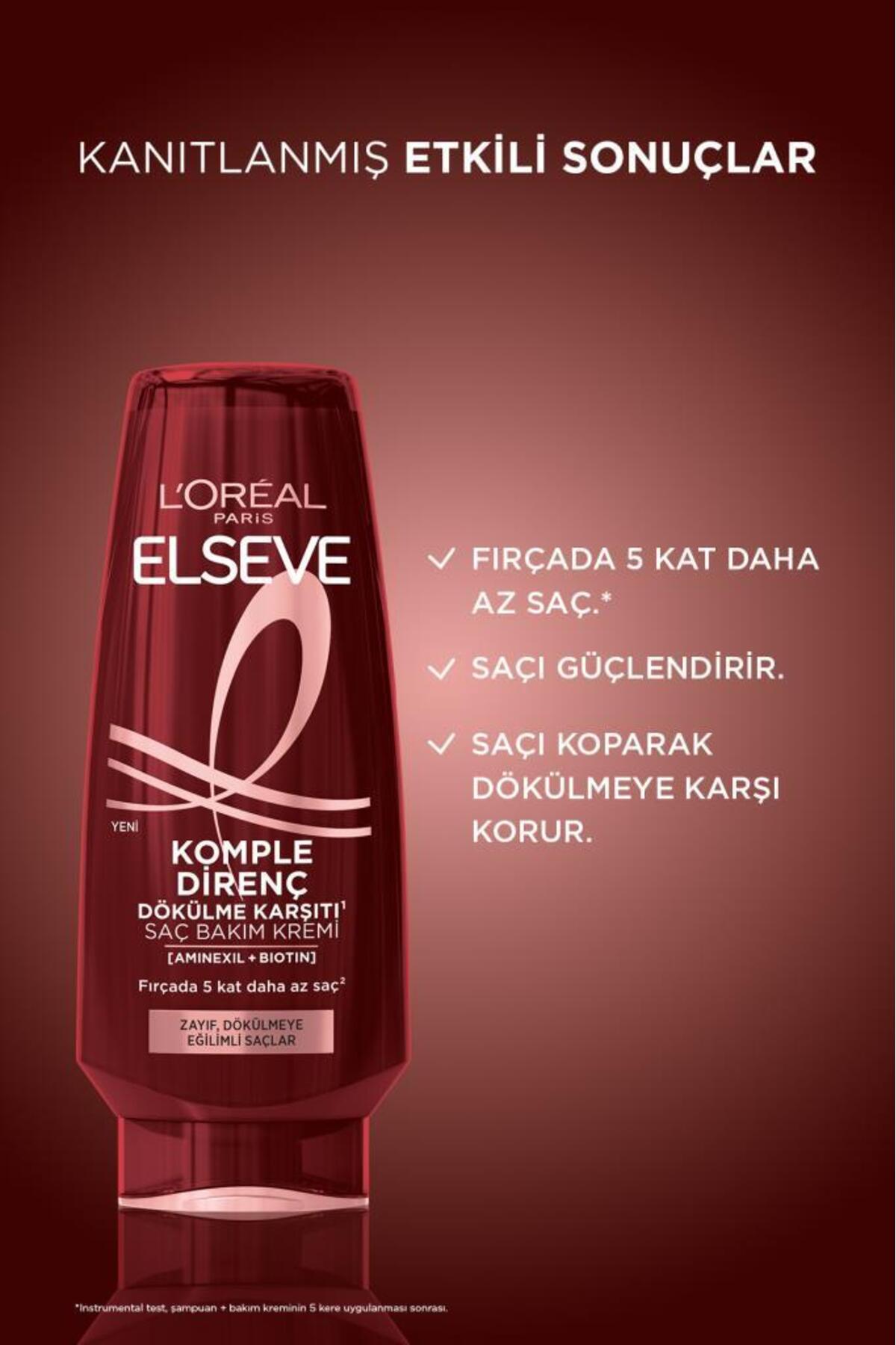 2'li Komple Direnç Dökülme Karşıtı Saç Bakım Kremi 250 ml — PKTELSVKMPLDRNCASHIKI — تصویر 5 از 8