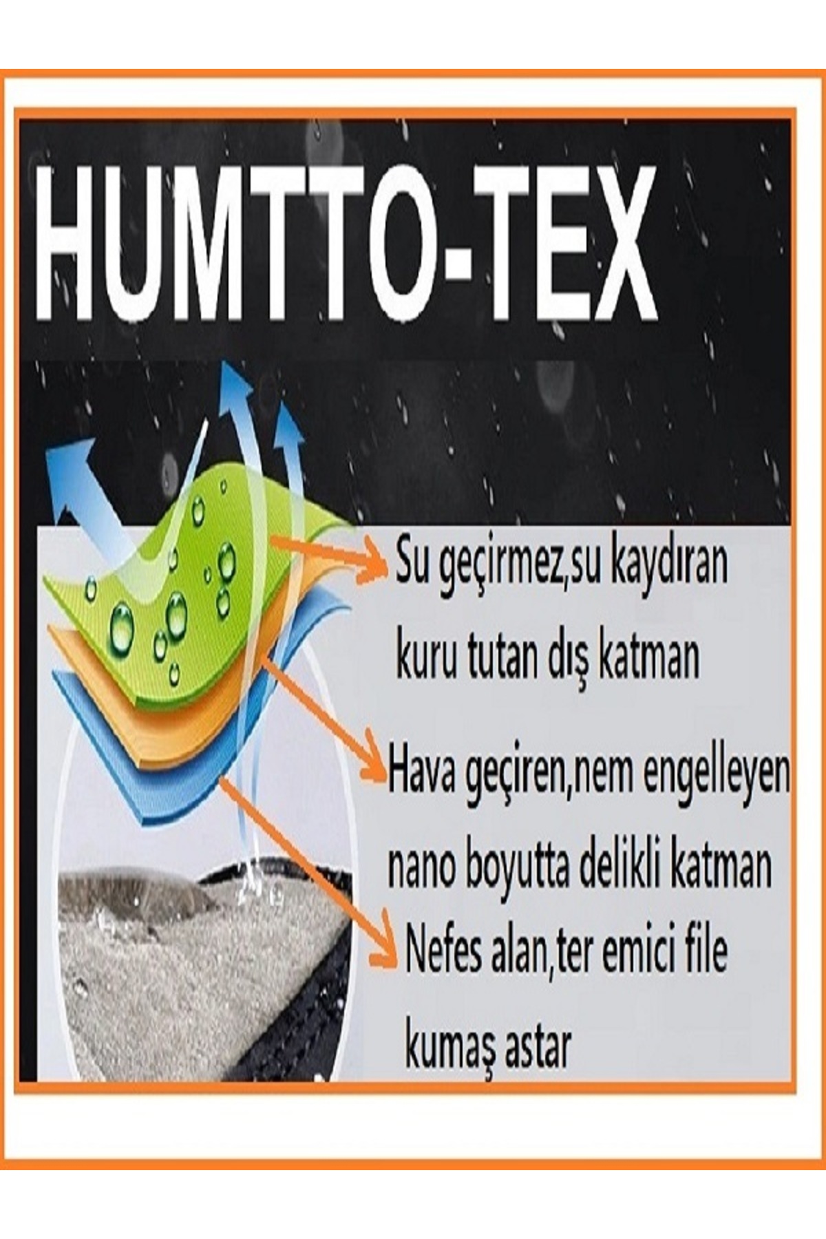 HUMTTO Su Geçirmez Siyah Yeşil Kadın Outdoor Spor Ayakkabı görsel 7