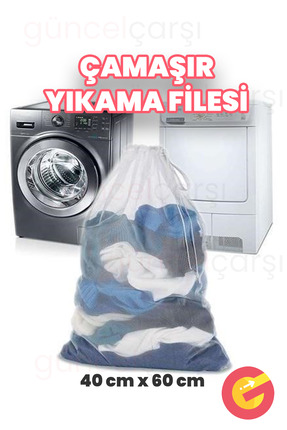 ShopMonkey Çamaşır Yıkama Filesi Kirli Torbası 40x60 cm, Özellikle hassas kum...