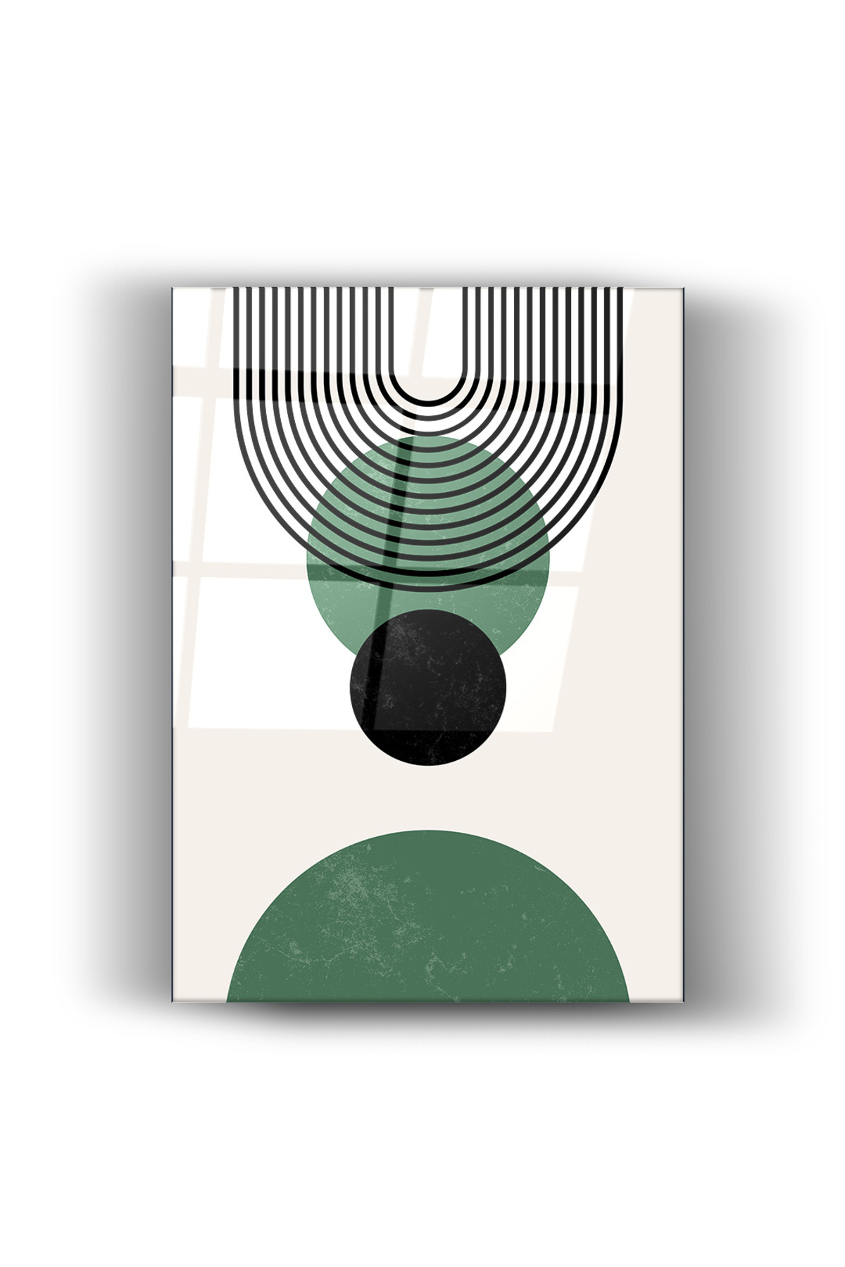 Modern Geometrik Poster | Estetik ve Şıklık Bir Arada |Cam Tablo-Ev-Ofis Dekorasyonu