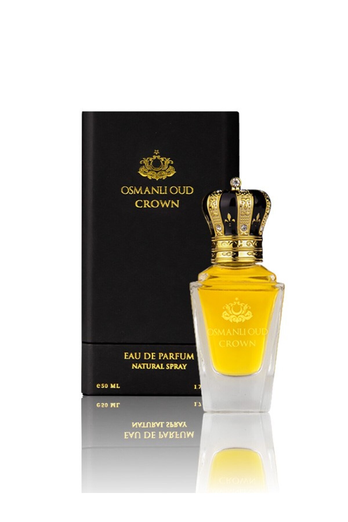 عثمانلی عود Crown Lugain 50 ML EDP – Oriental Vanilla Unisex Perfume – 4710