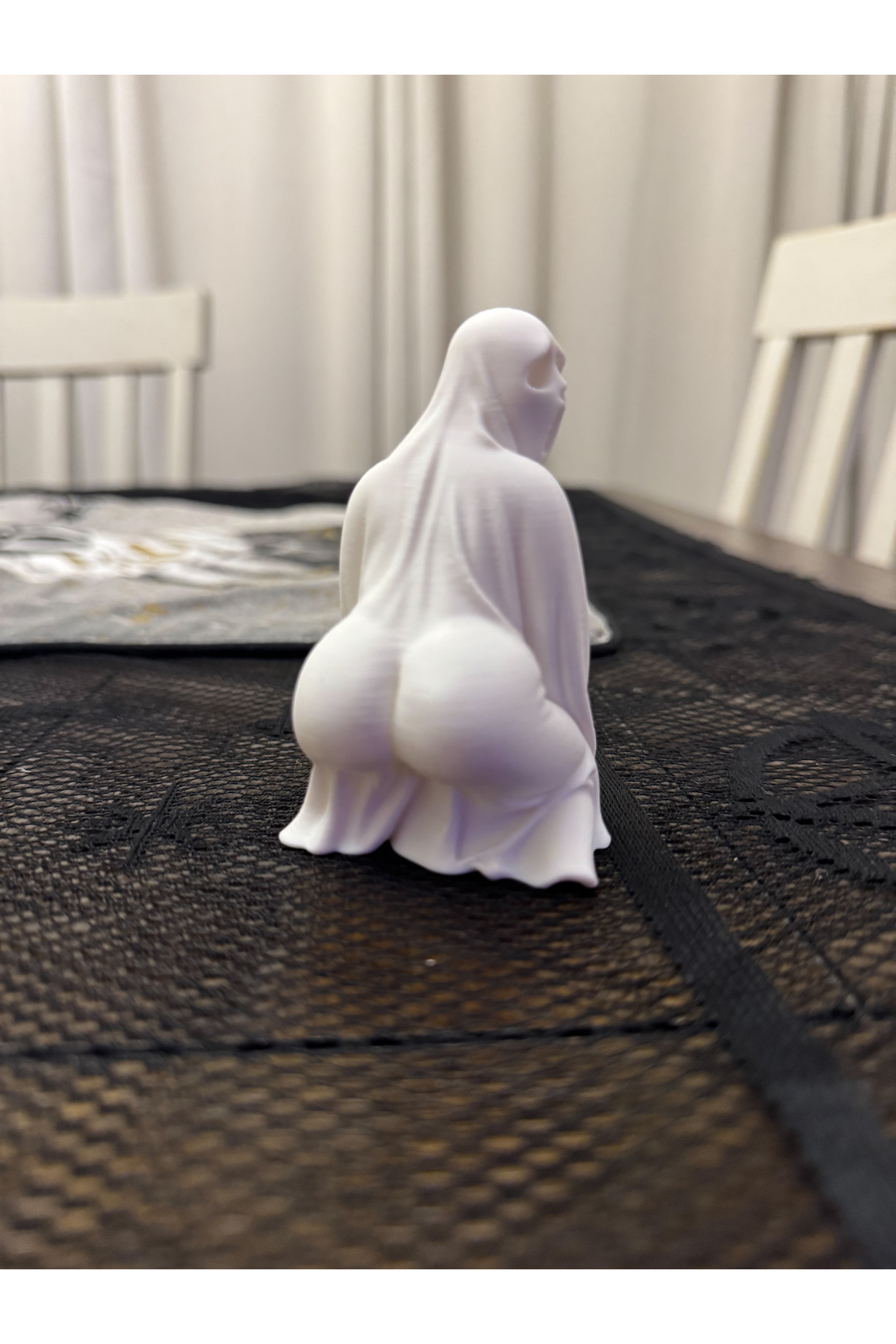 Figura Sexy Ghost Twerk - Figura decorativa y coleccionable impresa en 3D (12 cm)