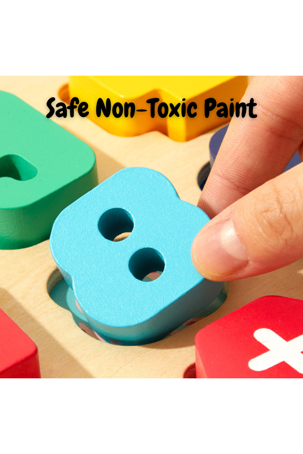 تابلوی چوبی اعداد