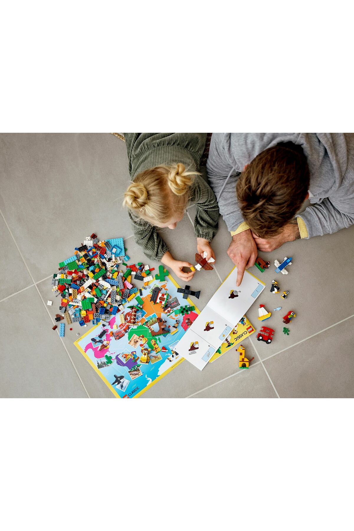 ۱۱۰۱۵ مجموعه کلاسیک «ساختن دیوارهای دور دنیا» برای کودکان ۴ سال به بالا