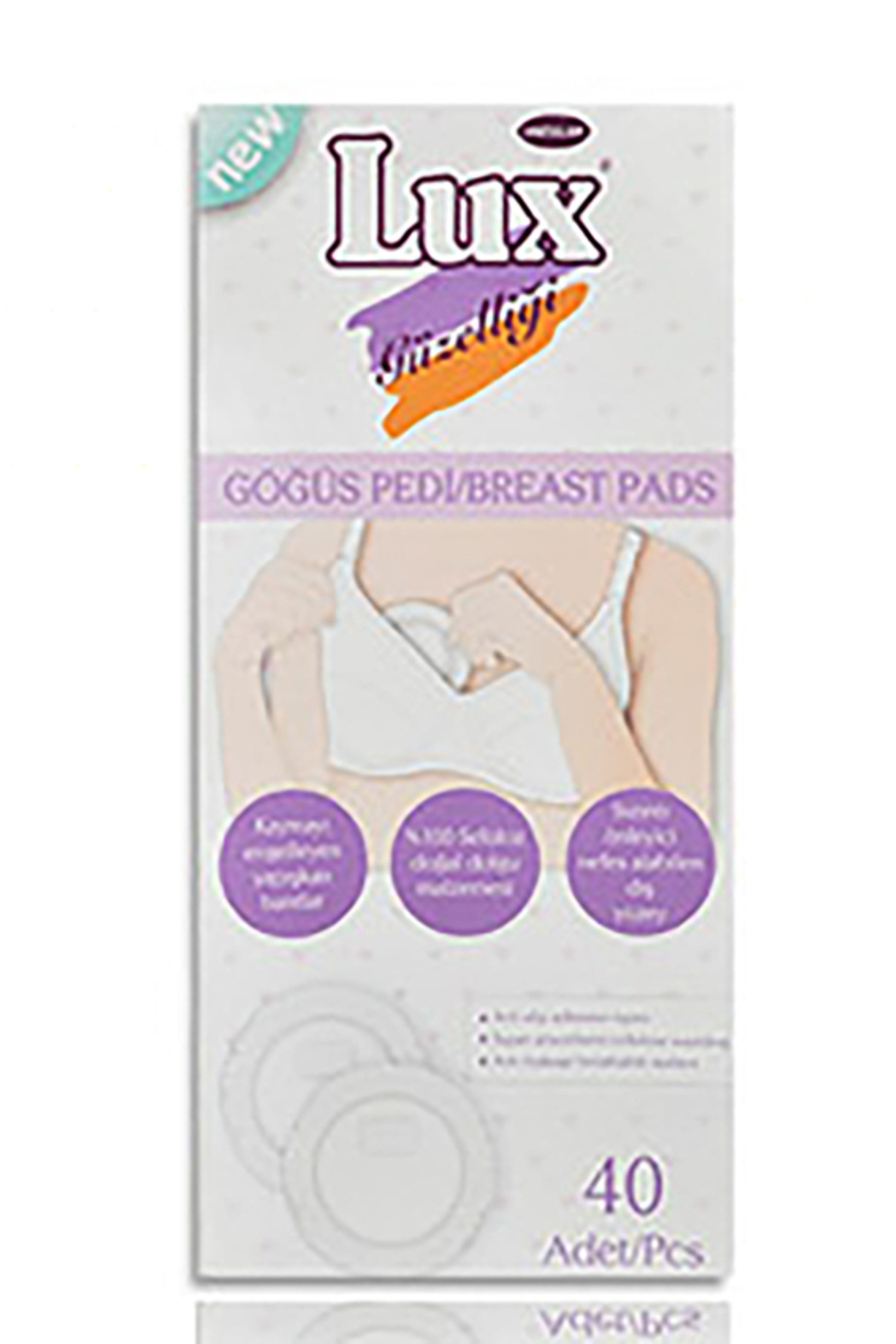 KUT FLY 4 ADET Lux Göğüs Pedi 40'lı