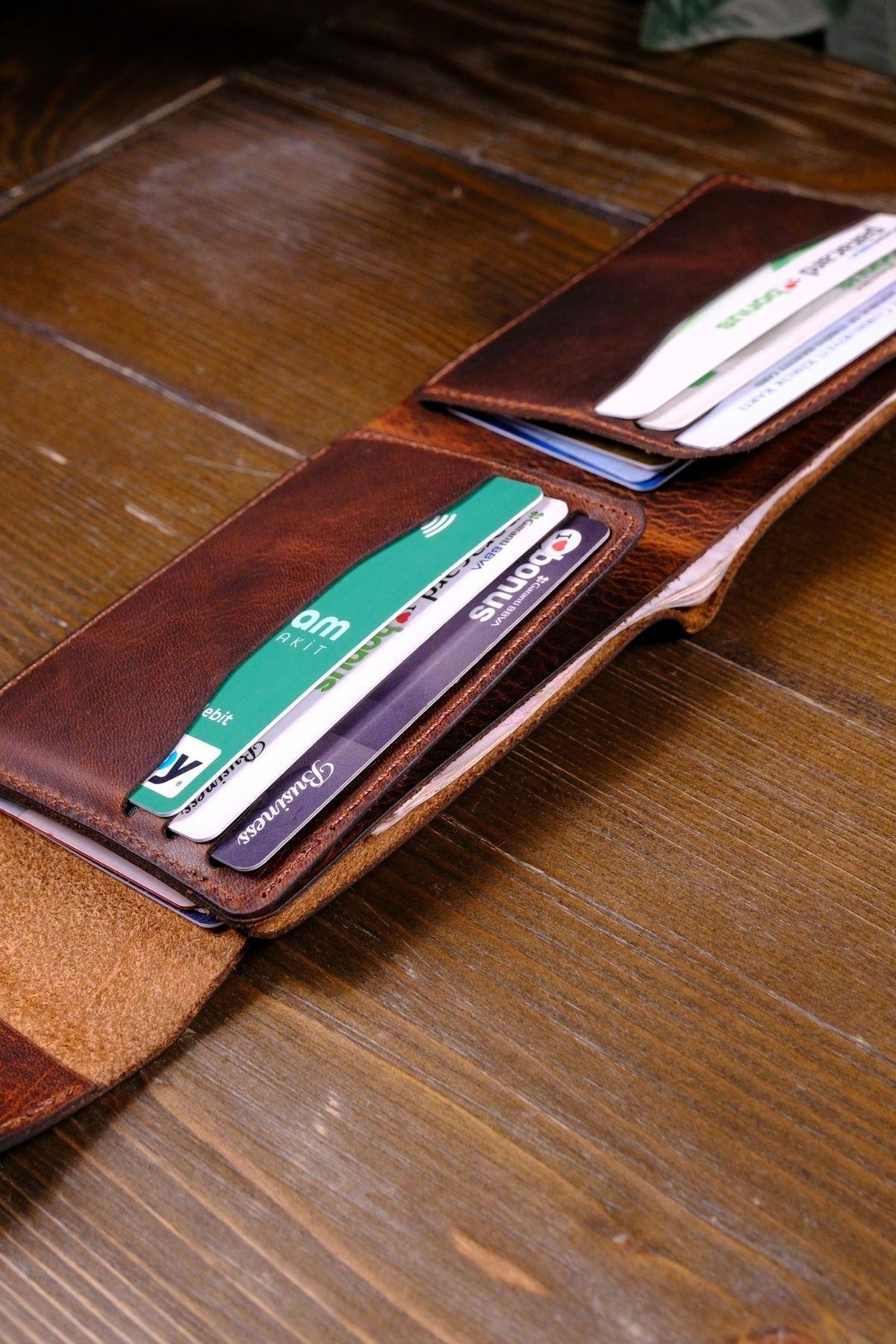 Genel Markalar  Rio - İnce Tasarım Hakiki Gerçek Deri Cüzdan ve Kartlık - Görsel 3