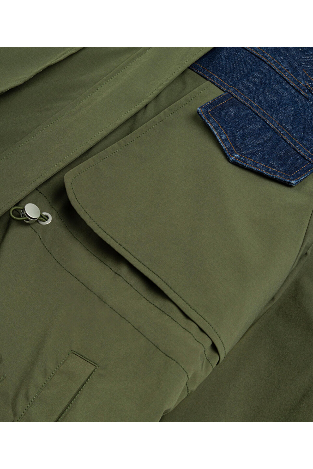 Twist  DENİM MIX RÜZGARLIKLI MONT - Görsel 4