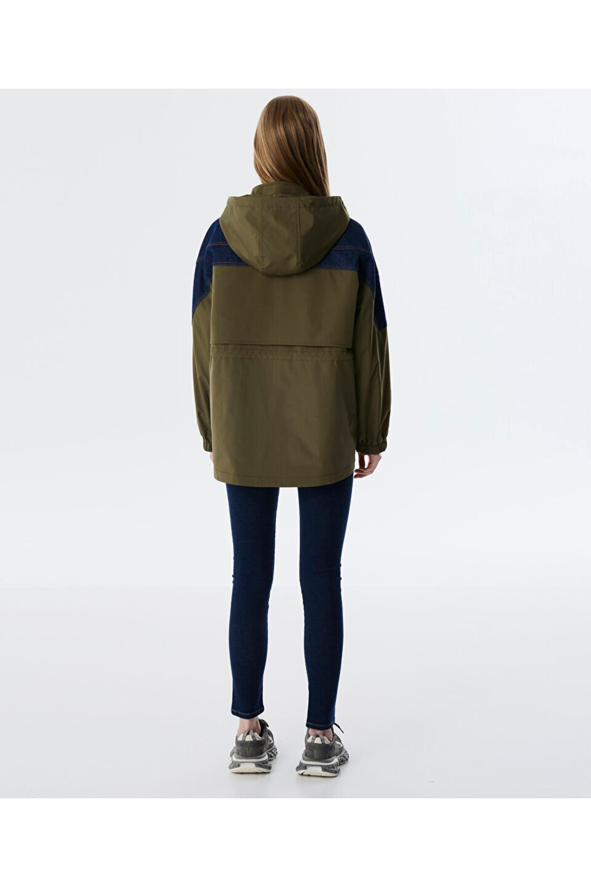 Twist  DENİM MIX RÜZGARLIKLI MONT - Görsel 7