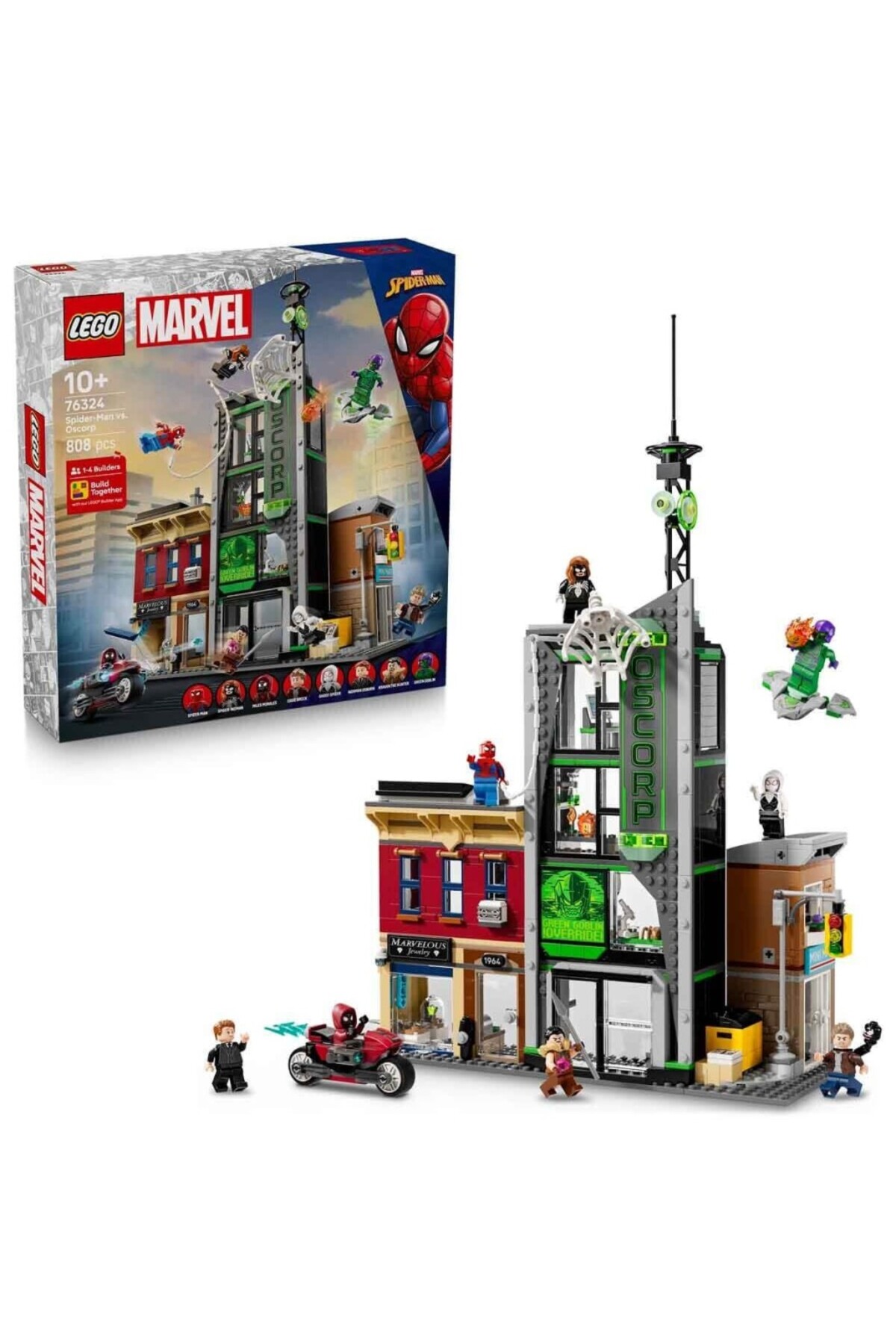 نسی‌ورلد ۷۶۳۲۴ مرد عنکبوتی، در برابر اسکورپا ۸۰۸ قطعه +۱۰ سال