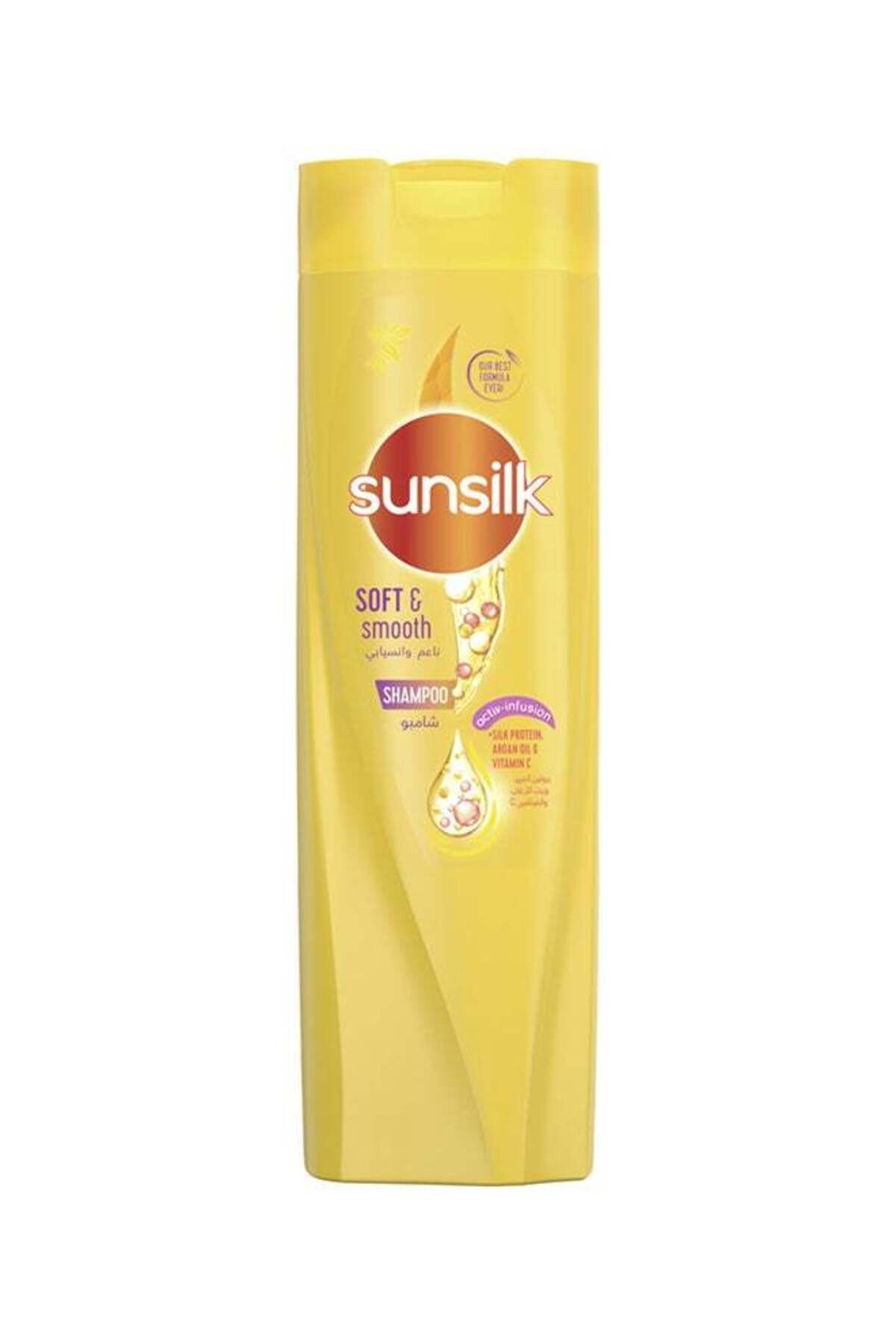 Sunsilk شامبو ناعم وسلس مع بروتين حريري ناعم - 400 مل