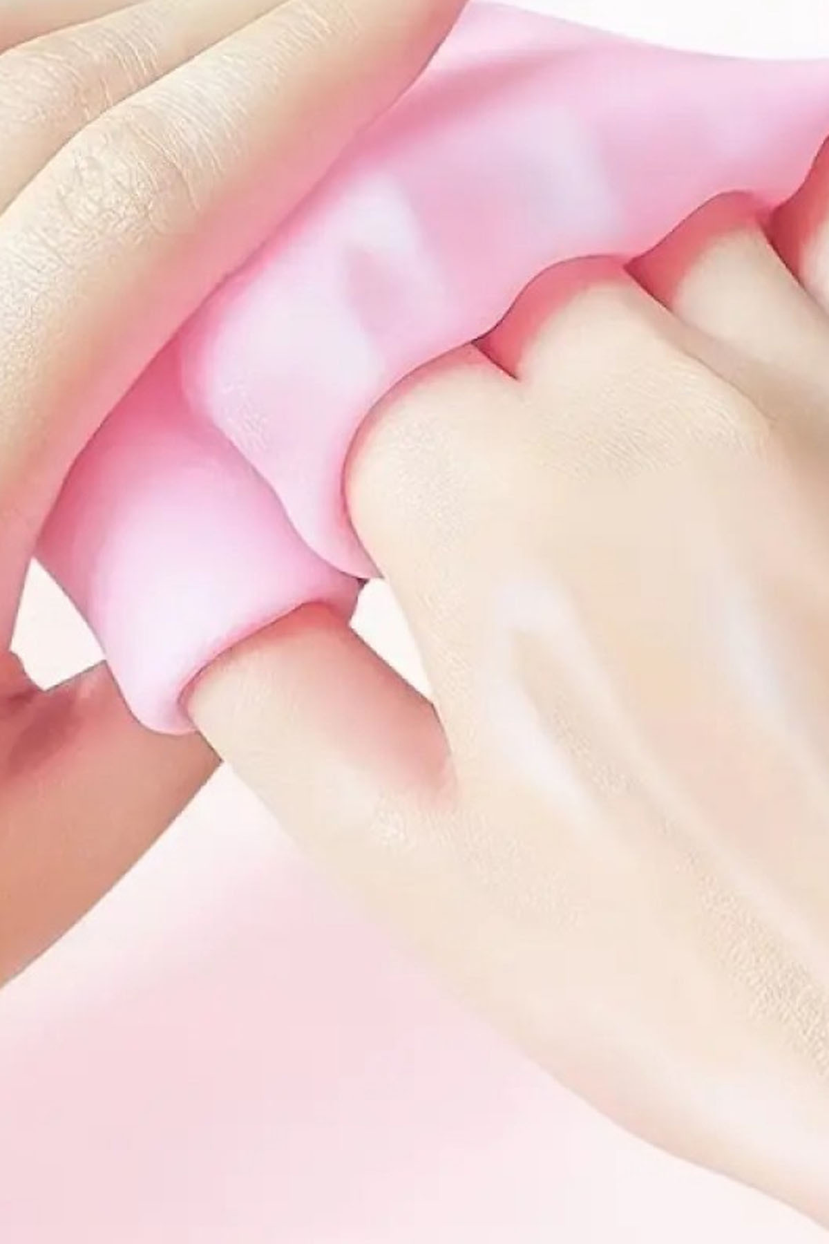 TechnoStation  El Nemlendirici Eldiven Silikon Egzema Önleyici Nemlendirici Eldiven El Sağlığı İçin 1 Çift Eldiven - Görsel 5