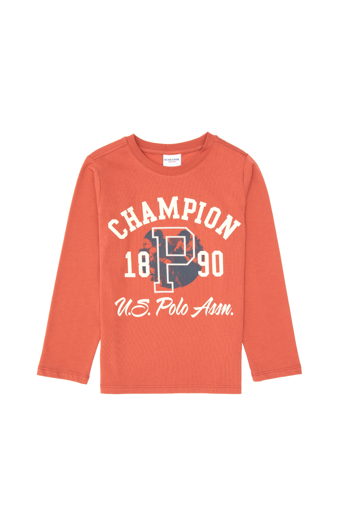 یو اس پولو سویشرت پسرانه یقه گرد رز 50316507-VR026 یو اس پولو سویشرت پسرانه یقه گرد رز 50316507-VR026