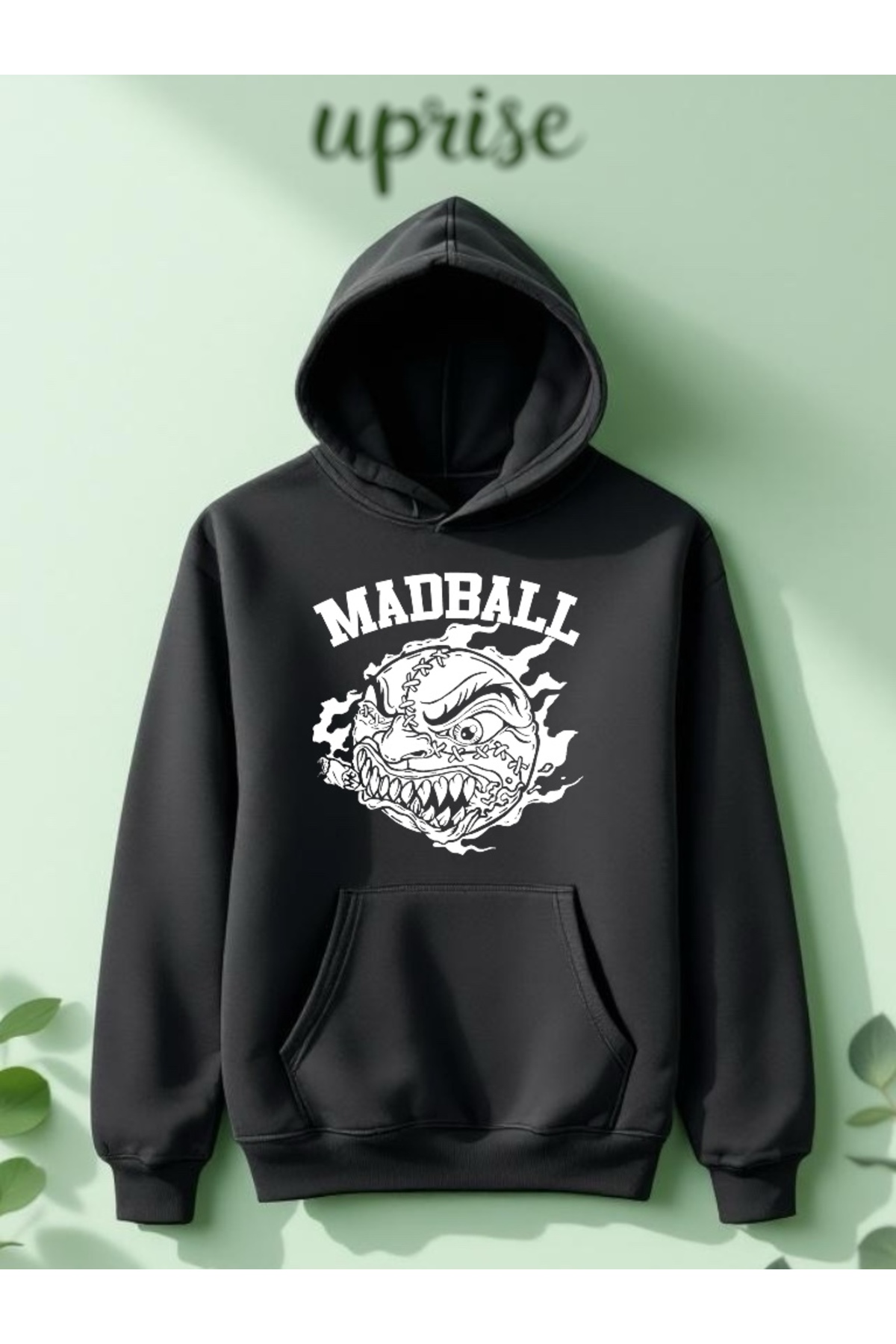 Vordevia Madball Printed Cotton 3 Thread Oversize Sweatshirt