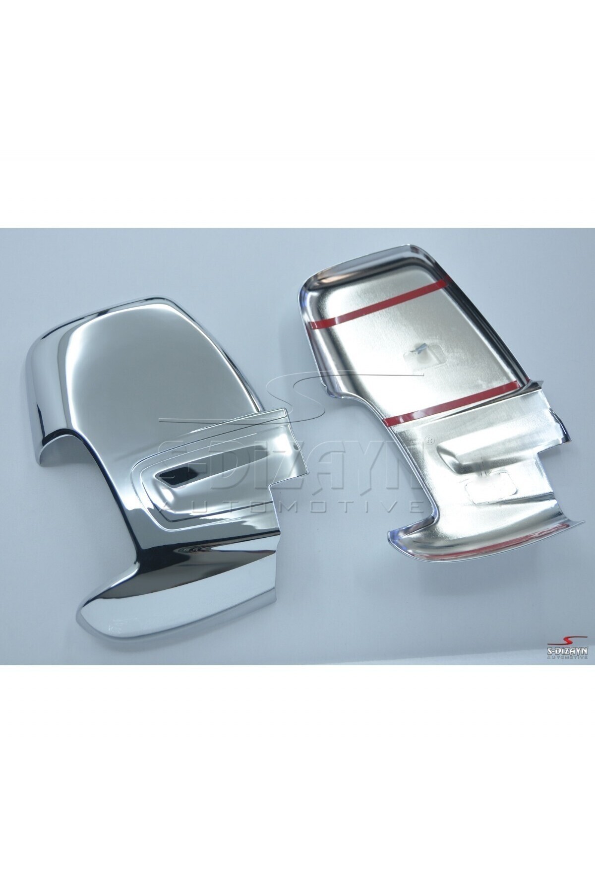 S Dizayn FORD TRANSİT 2014-2025 KROM PASLANMAZ ÇELİK AYNA KAPAĞI