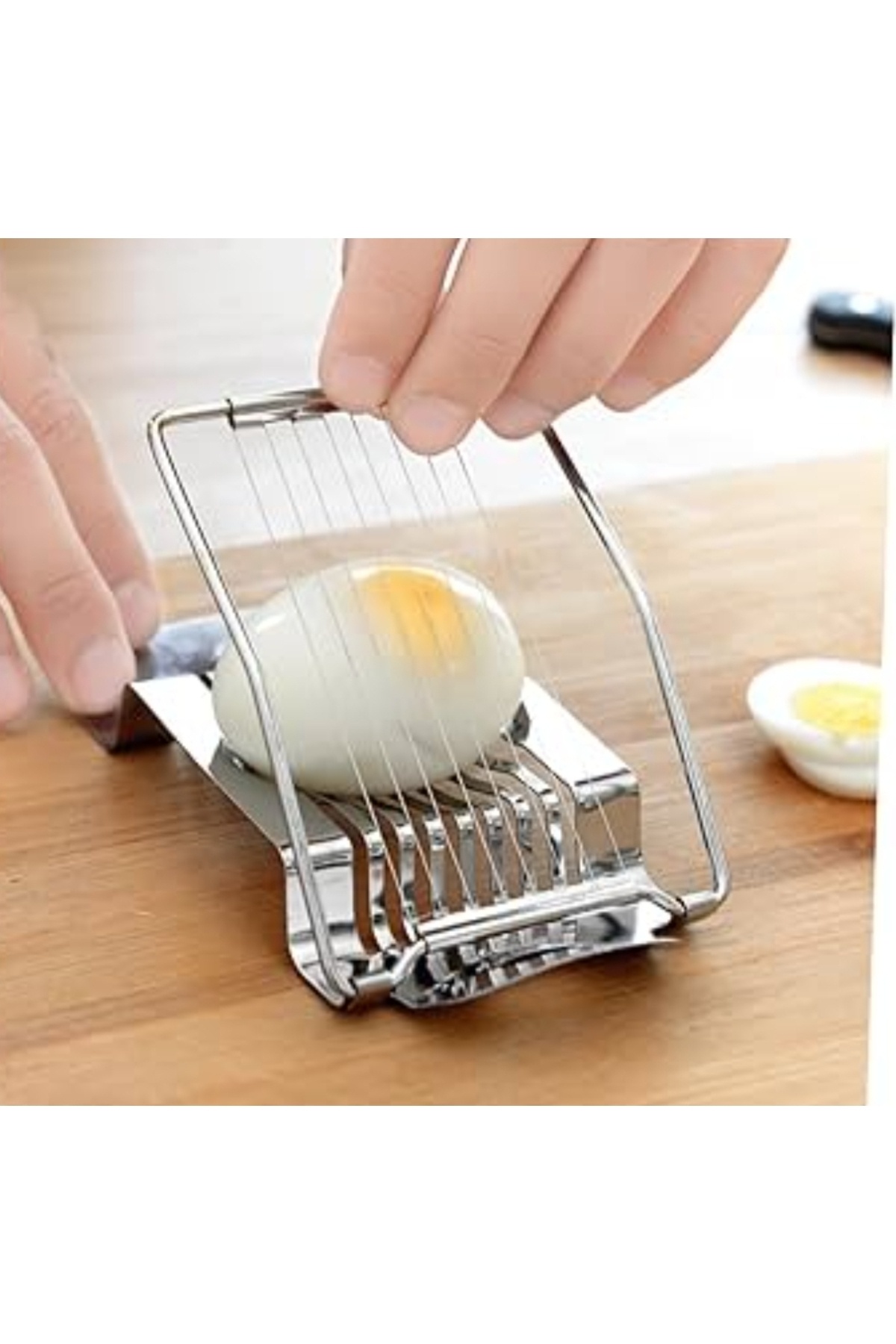 Genel Markalar Çelik Pratik Yumurta Dilimleyici 15 cm – Hızlı ve Kolay Dilimleme
