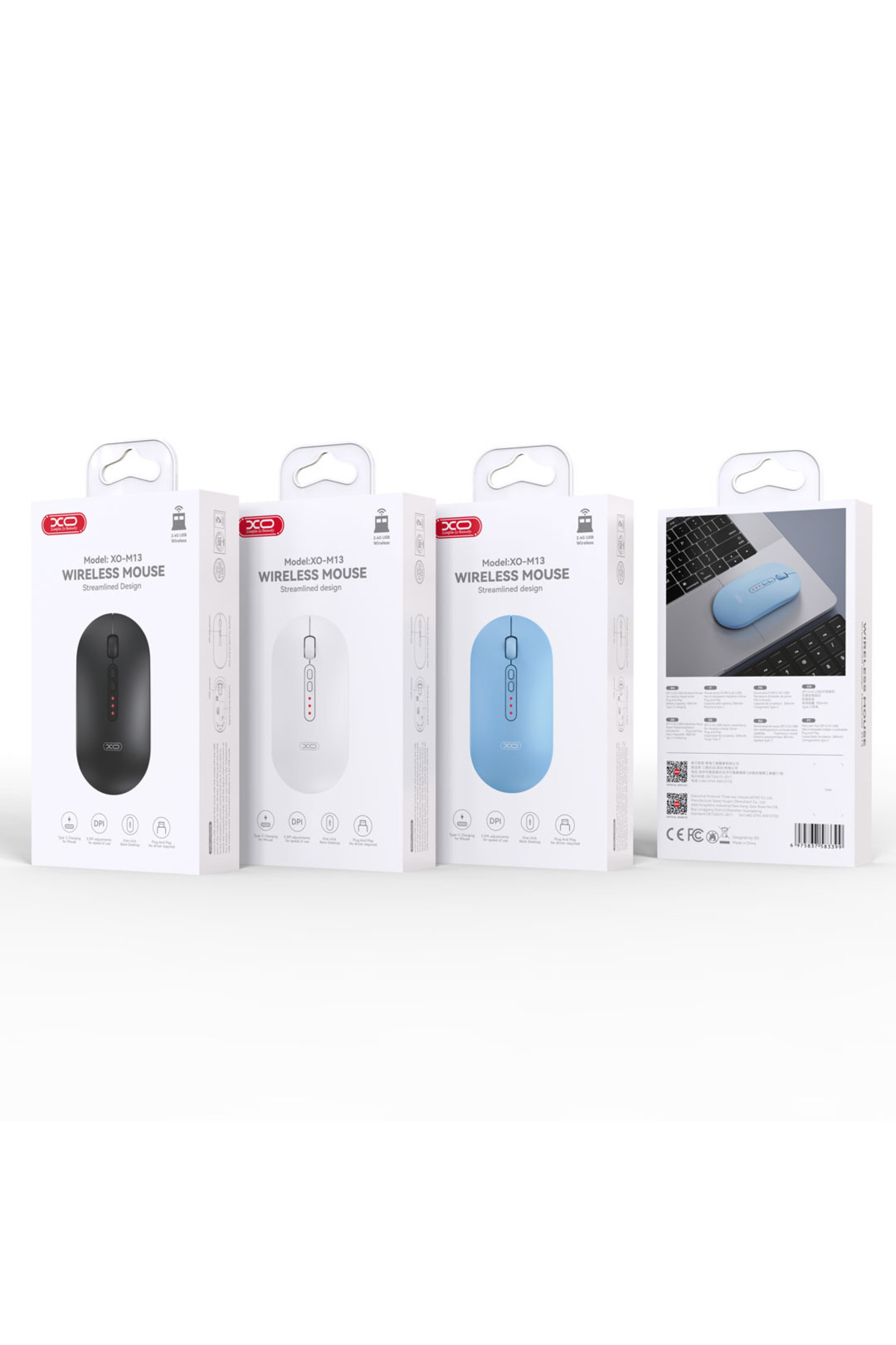 Hepsicinde XO-M13 Tri-Mode Kablosuz Aerodinamik Bluetooth Wireless