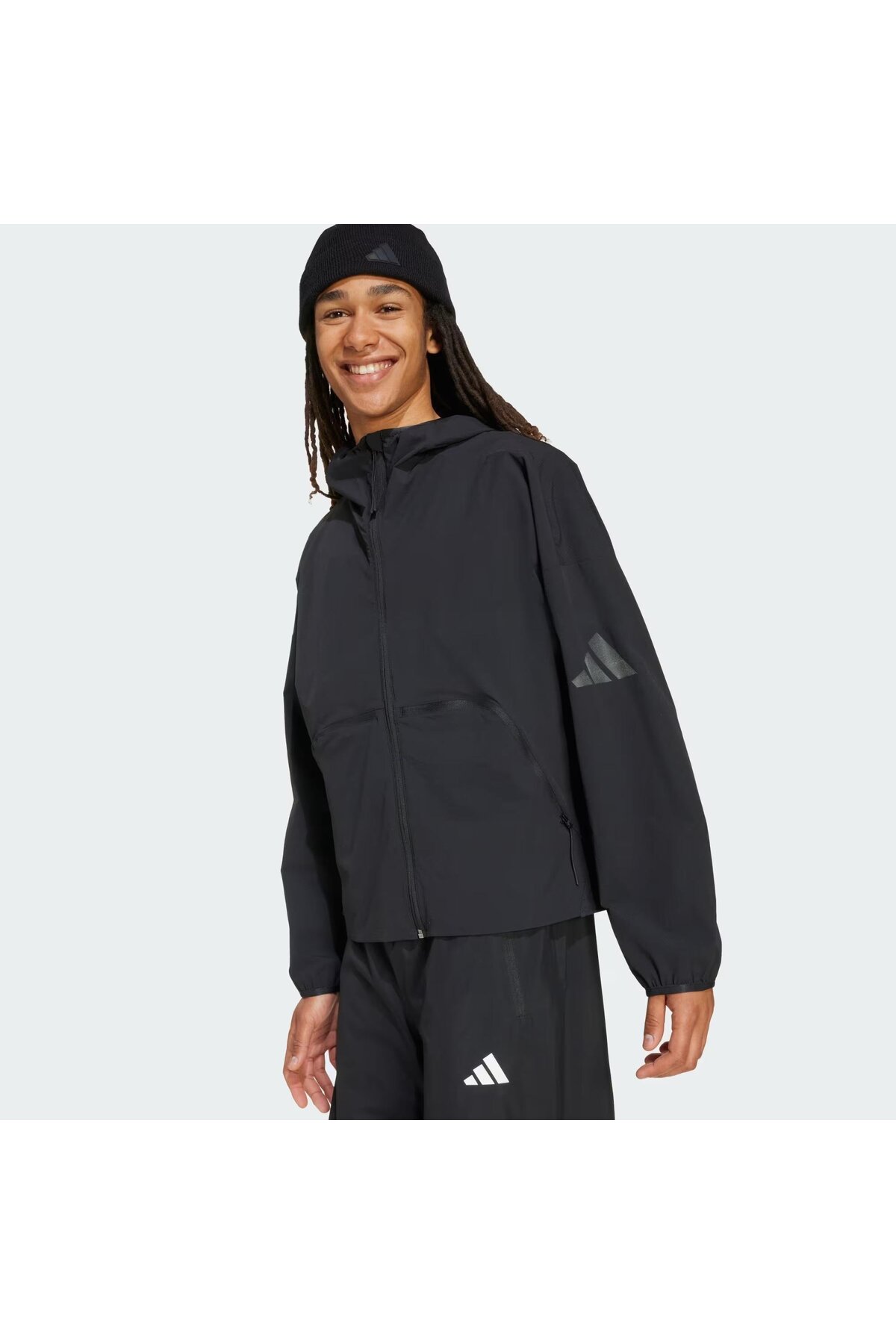 بارانی و بادگیر مردانه راسته آستین استاندارد | آدیداس adidas JM3936 - تصویر 5