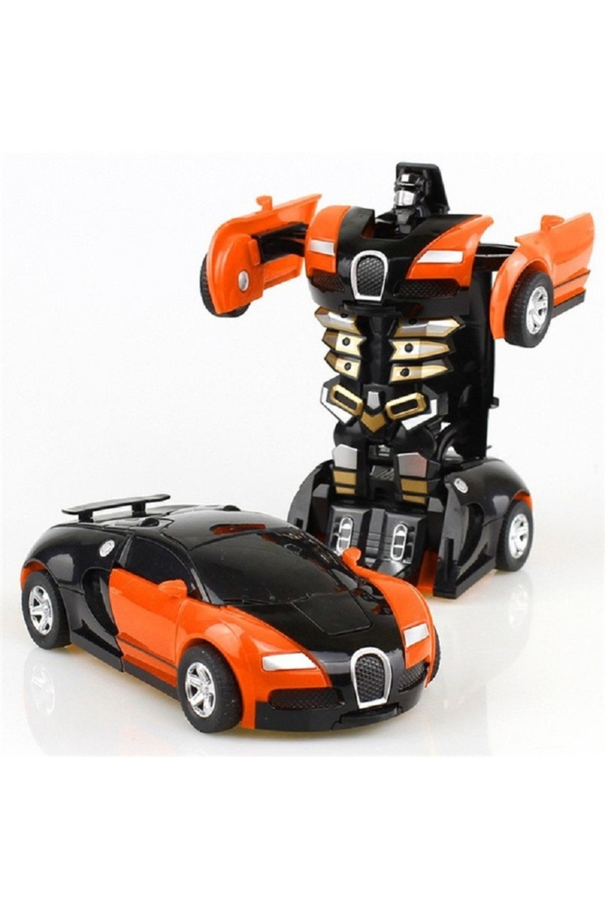 NEWBRENDHOME Eğitici Erkek Çocuk Oyuncak Robota Dönüşen Spor Araba Lamborghini Oyuncak Transformer Robot Araba Kı fotoğrafı 2 (önizleme)