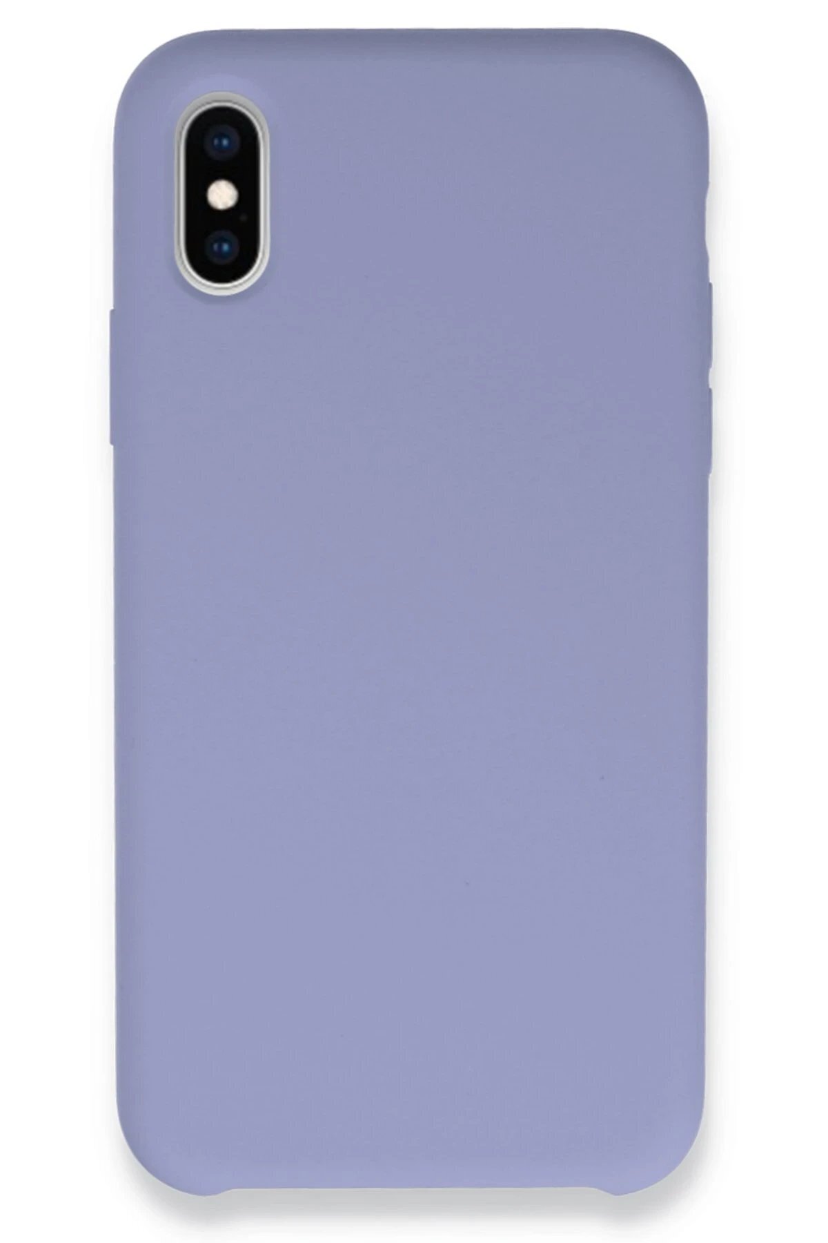 Northcity iPhone X Uyumlu Kılıf Lansman Legant Silikon - Lila-(5796)