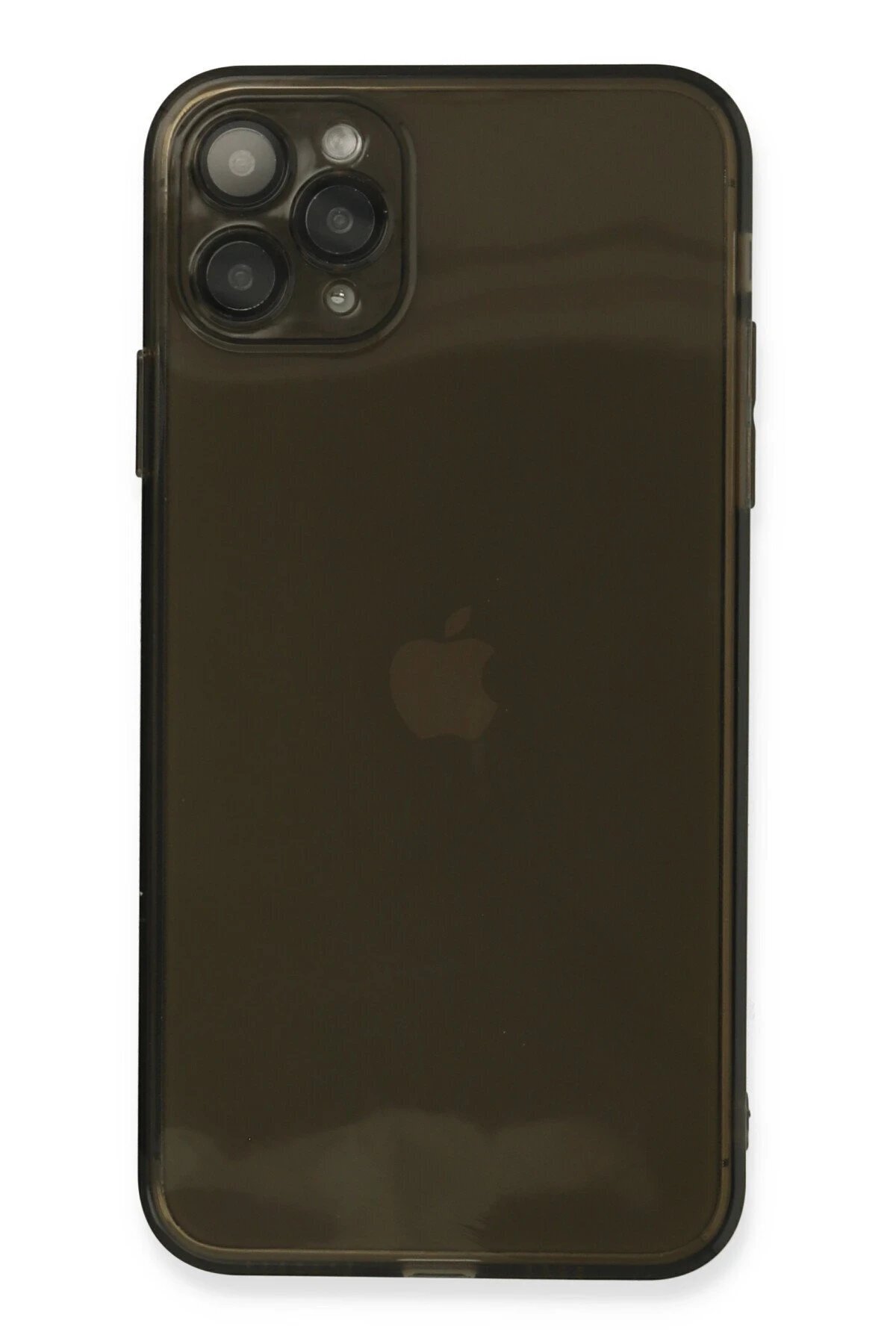 Northcity iPhone 11 Pro Max Kılıf Fly Lens Silikon - Siyah-(5796)