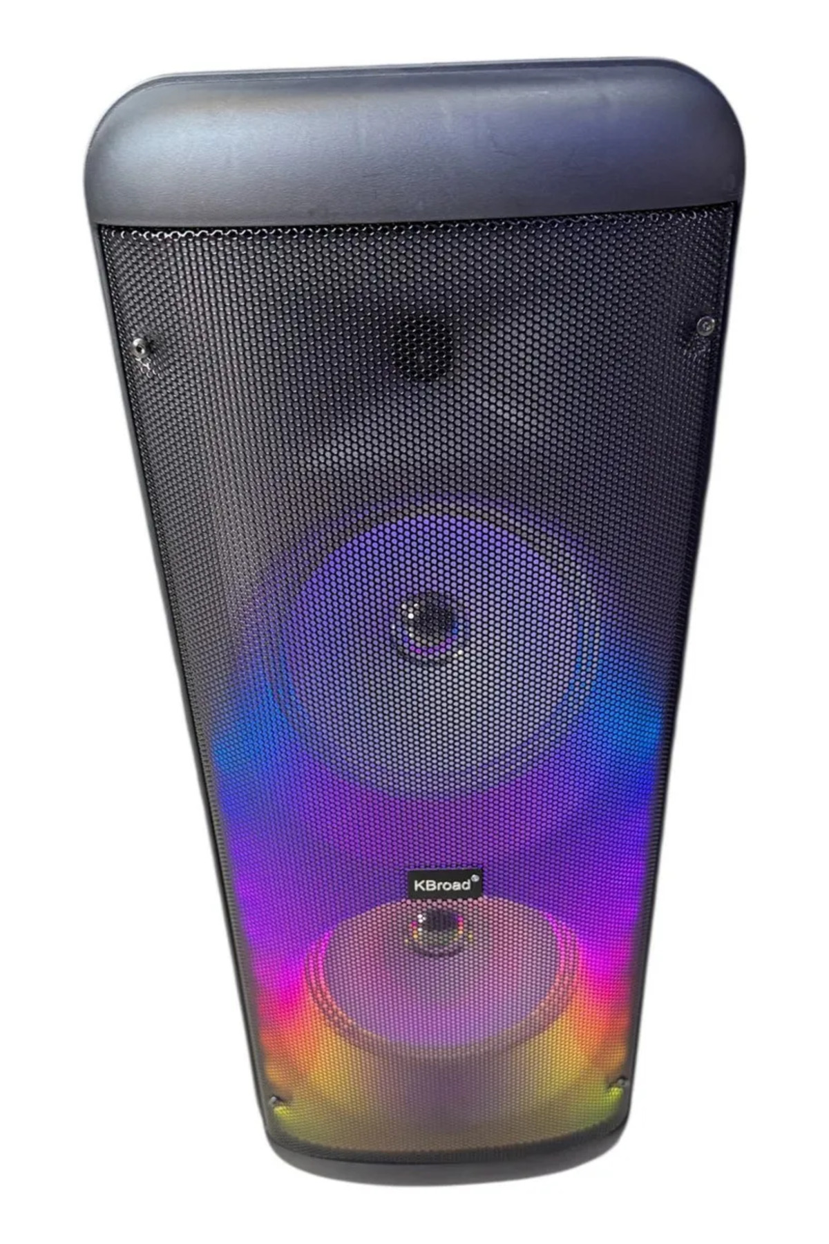 Resim SILATECH KTS-2296 Mikrofonlu Kumandalı Rgb Ledli Bluetooth Hoparlör Usb-Tf-Fm Radyo Siyah 