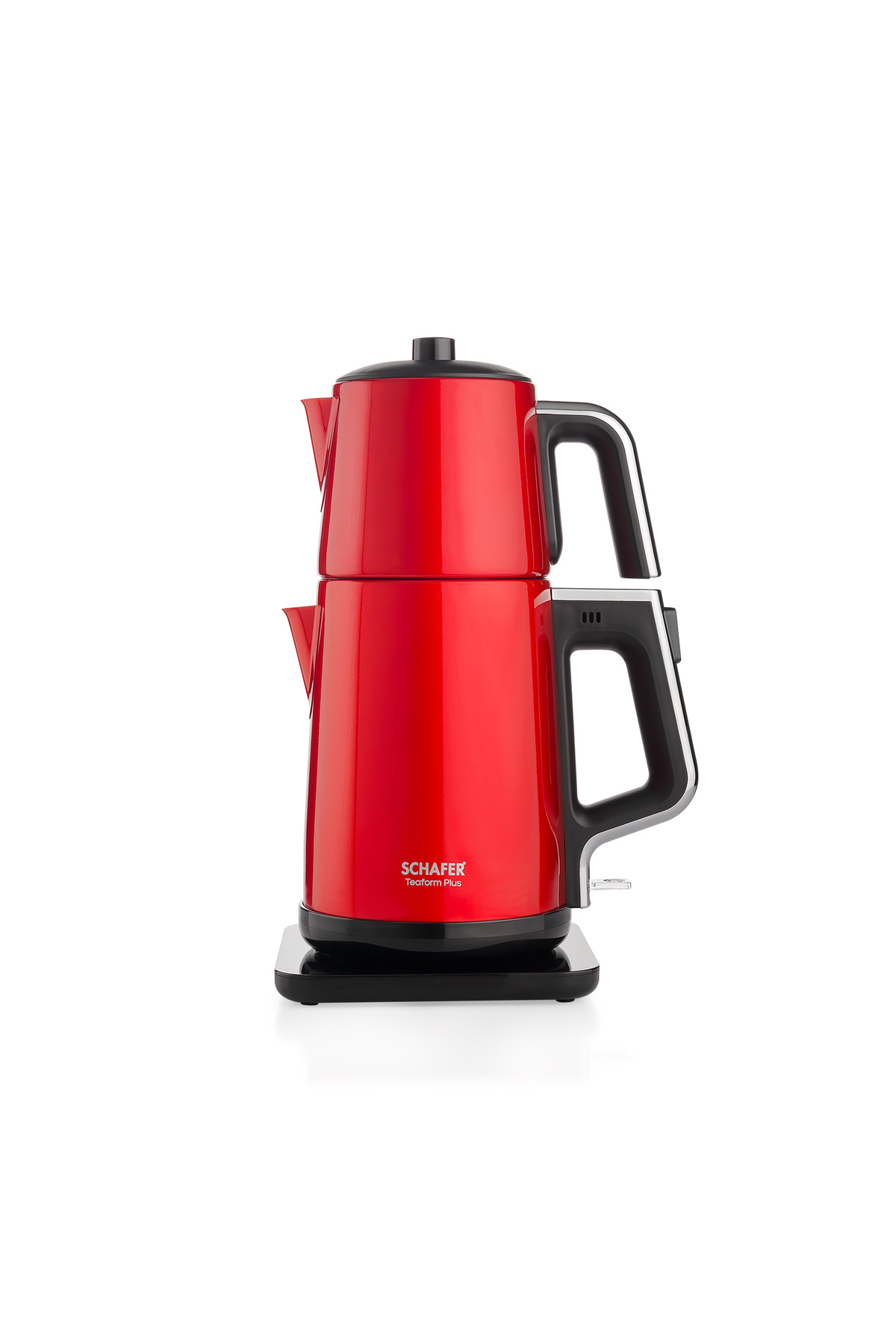 Schafer Teaform Plus Paslanmaz Çay Makinesi-Lal Kırmızı