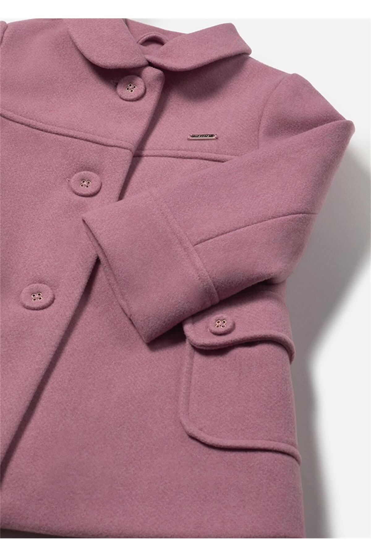 Mayoral Kız Bebek Kaşe Mont Pembe 2433 fotoğrafı 3 (önizleme)