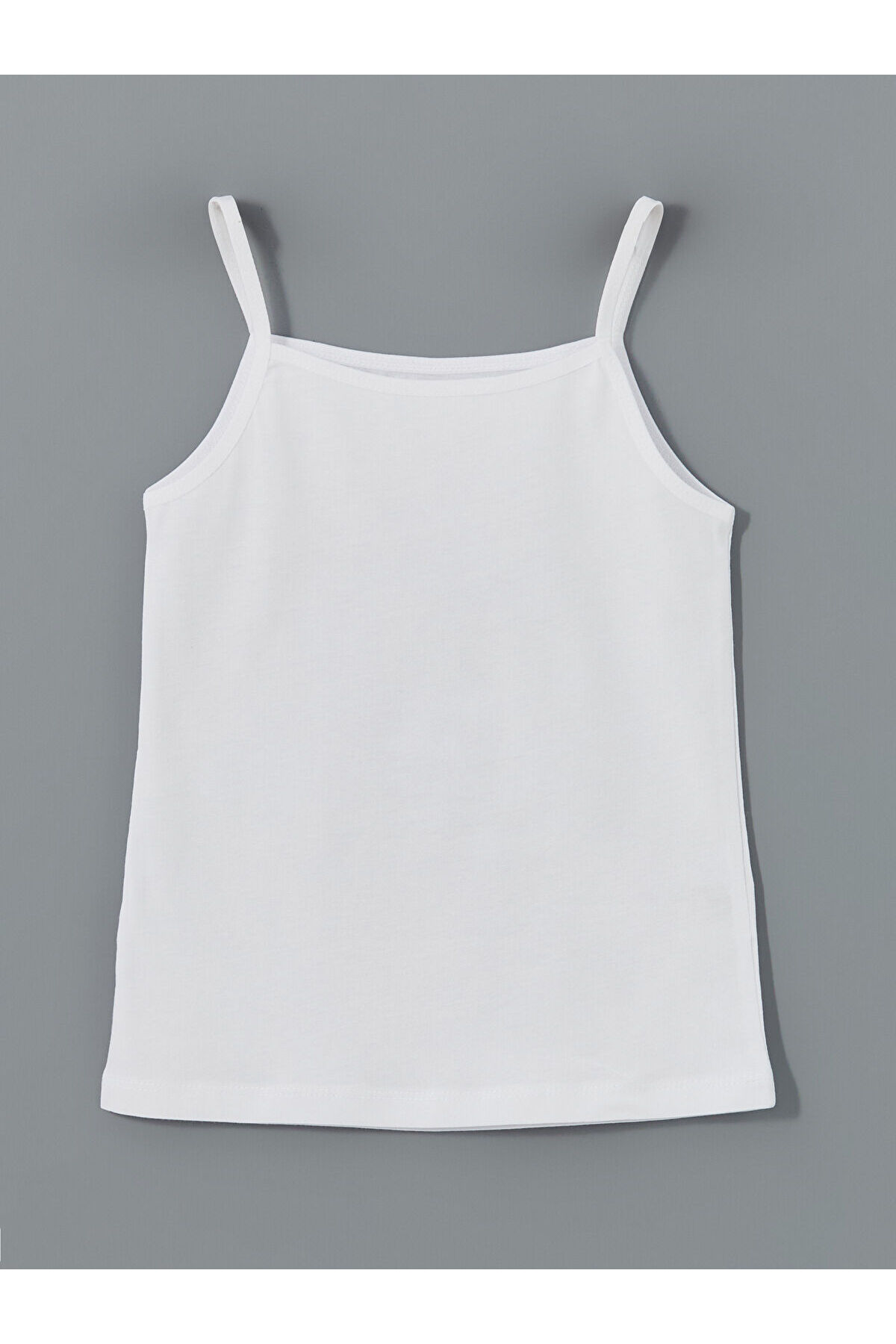 LC Waikiki Seray Yeni Sezon Kare Yaka Askılı Kız Bebek Atlet 2'li fotoğrafı 5 (önizleme)